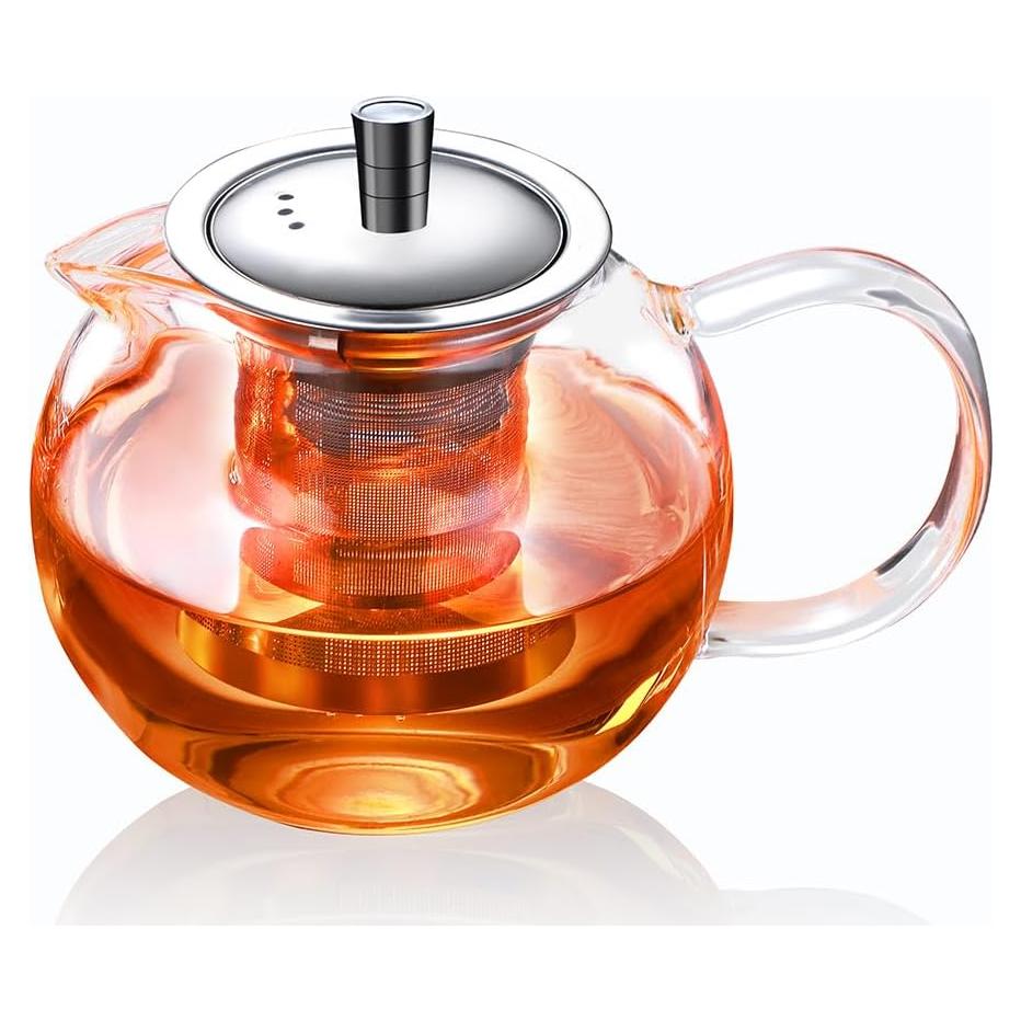 Tetera de vidrio TMOST 950ML con infusor y tapa