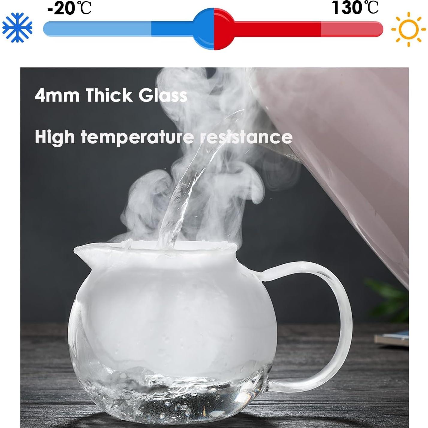 Tetera de vidrio TMOST 950ML con infusor y tapa