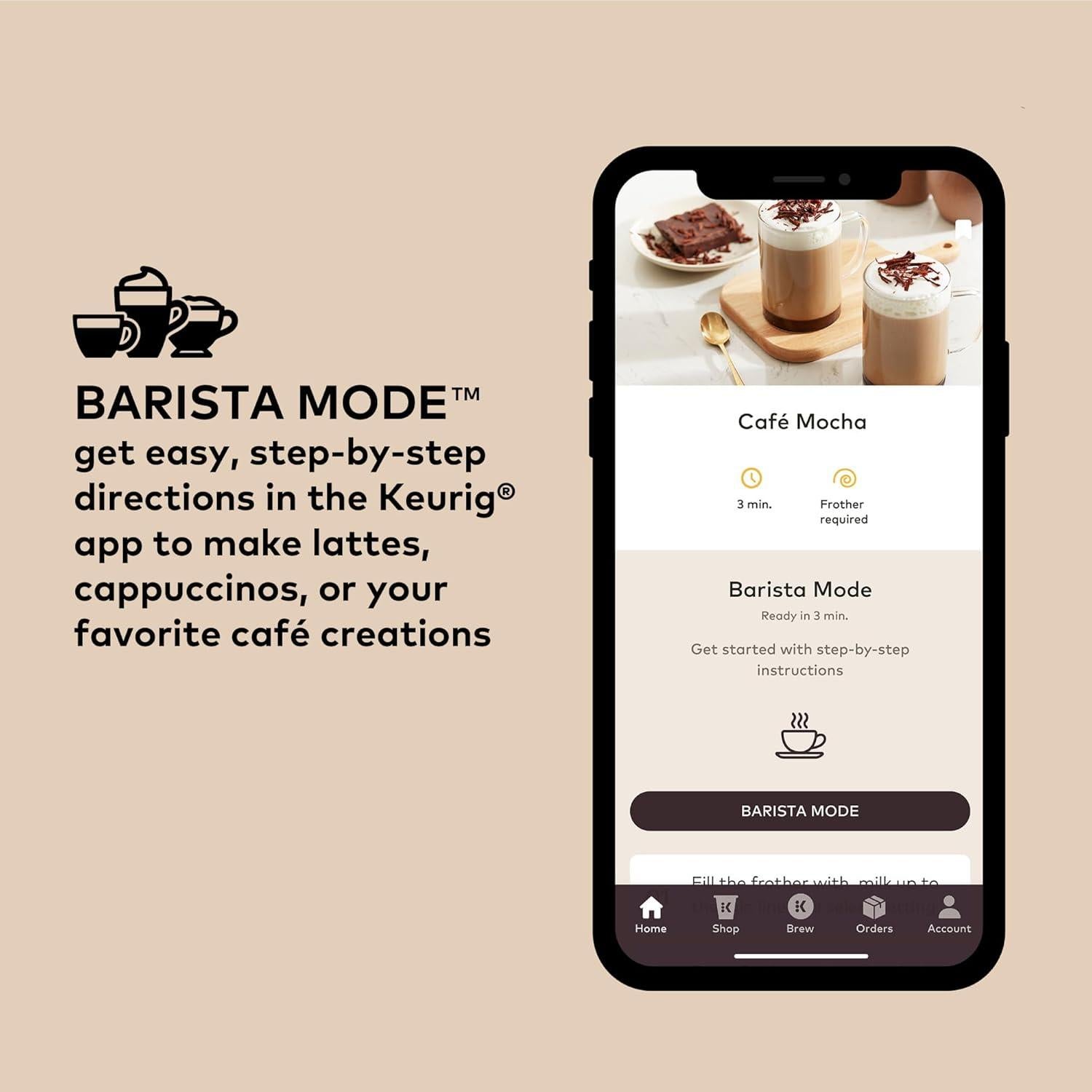 Espumador de Leche Keurig SimpleCafé 354ml 3 Configuraciones