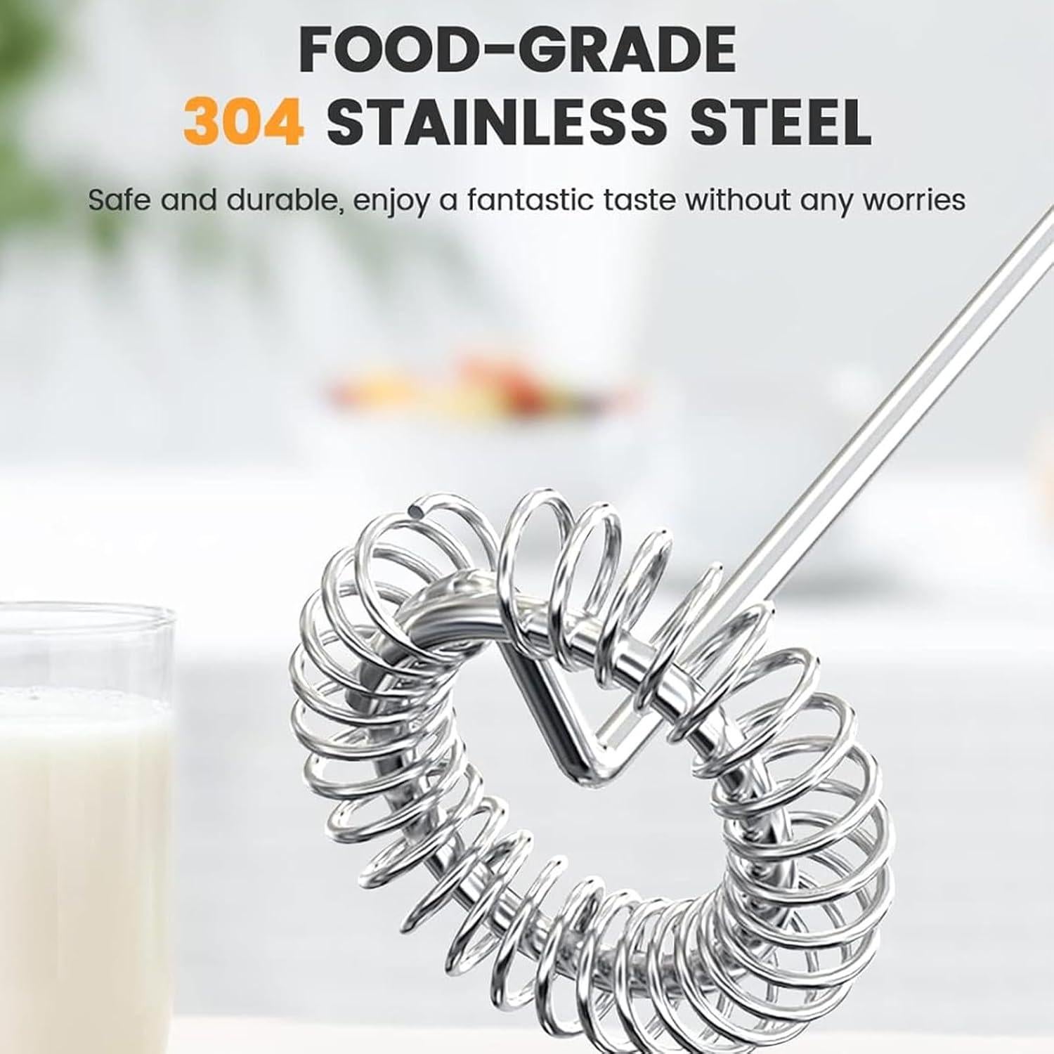 Espumador de Leche Eléctrico SQXMRQ Recargable USB 500mAh