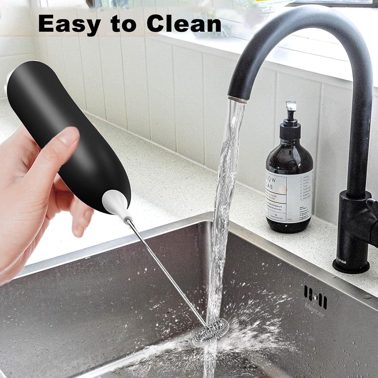 Espumador de Leche Eléctrico SQXMRQ Recargable USB 500mAh