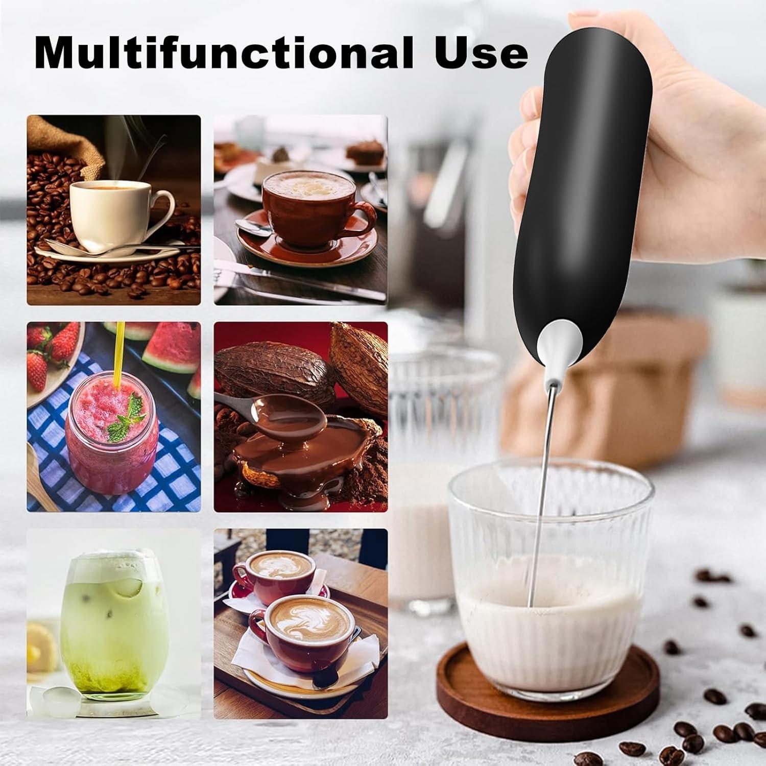 Espumador de Leche Eléctrico SQXMRQ Recargable USB 500mAh