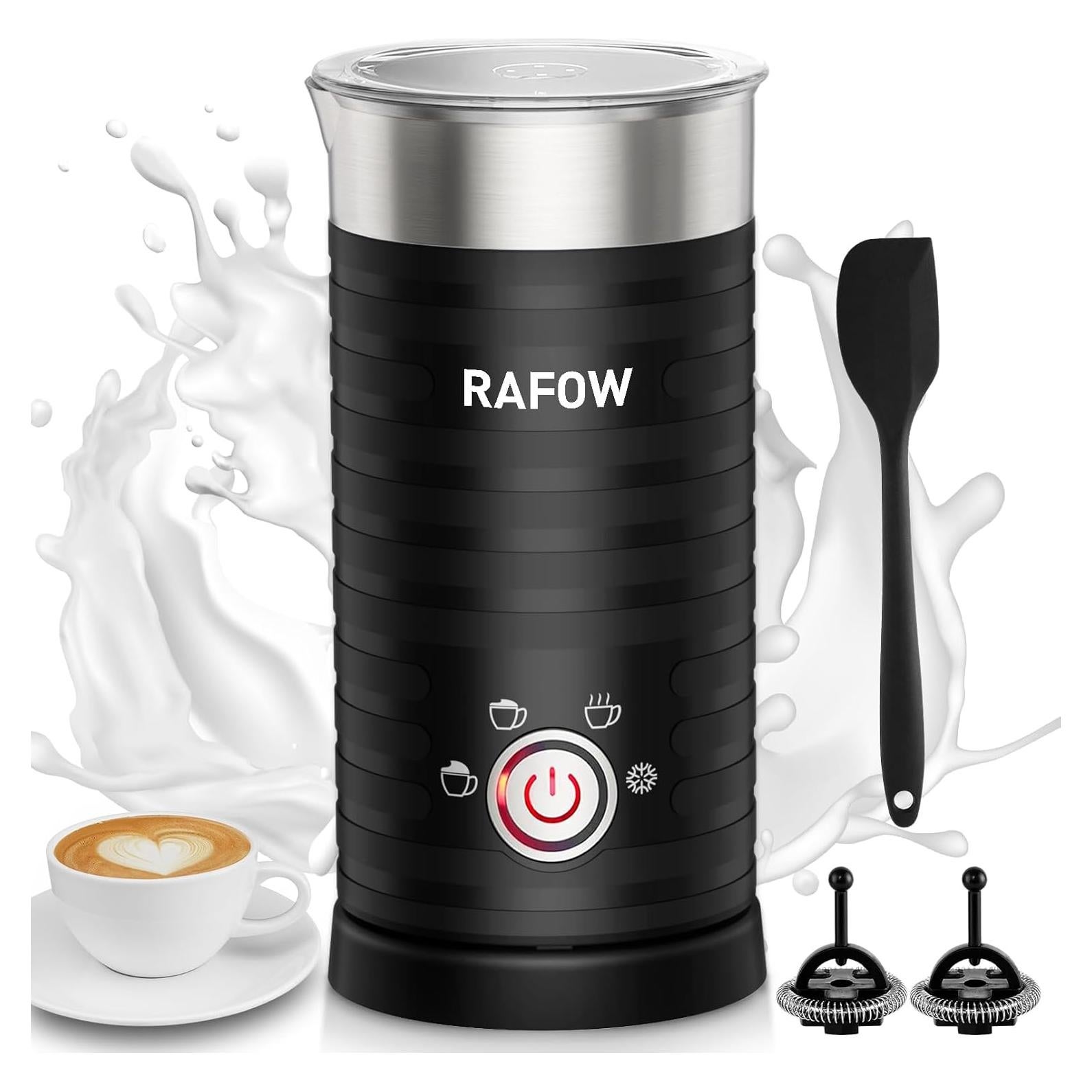 Espumador de Leche Eléctrico Rafow 350ml 4 en 1 Automático