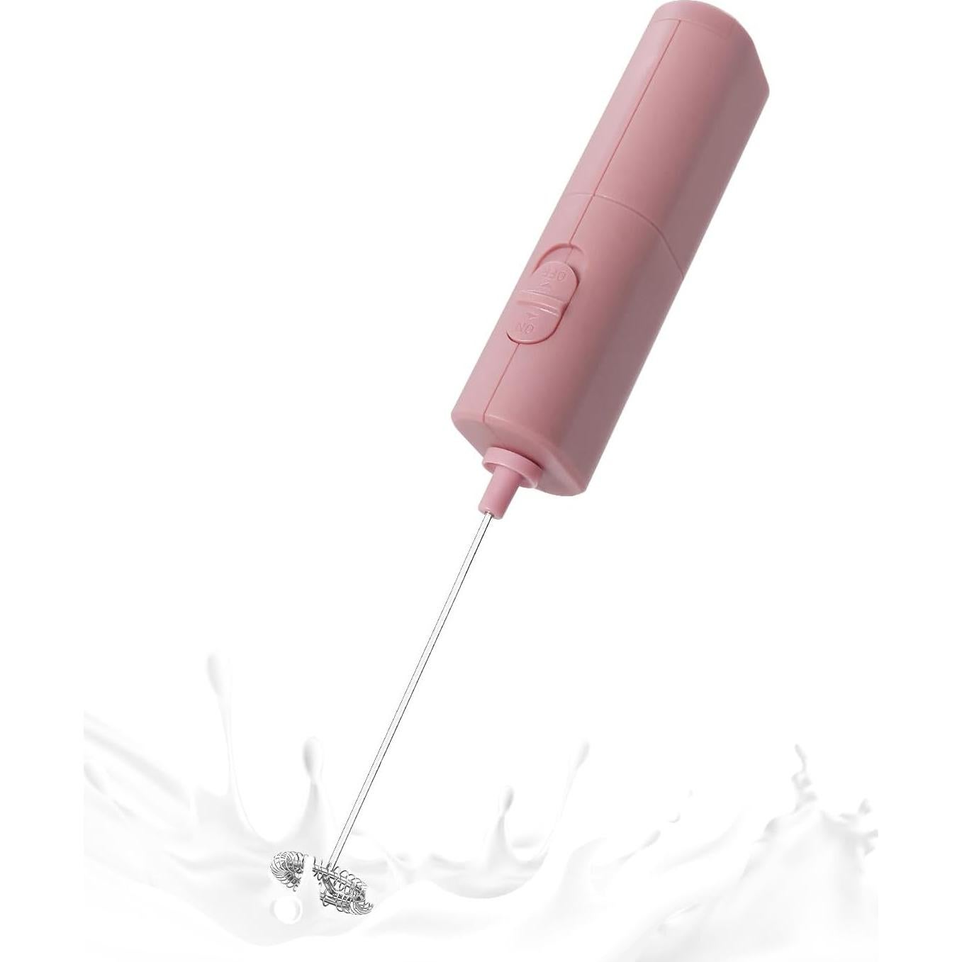 Espumador de Leche Eléctrico ELMWAY KJBQ-12 Rosa para Café