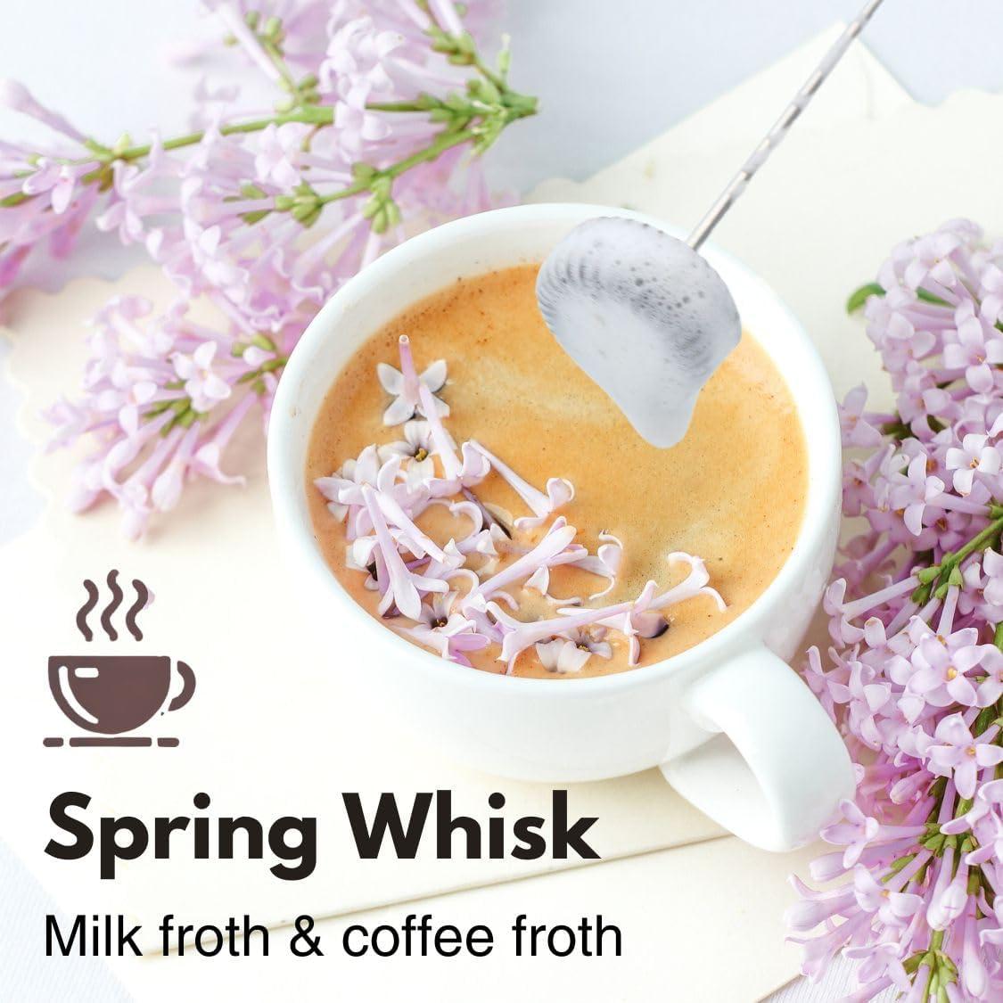 Espumador de Leche Eléctrico VOMELON Portátil 3 Velocidades Verde