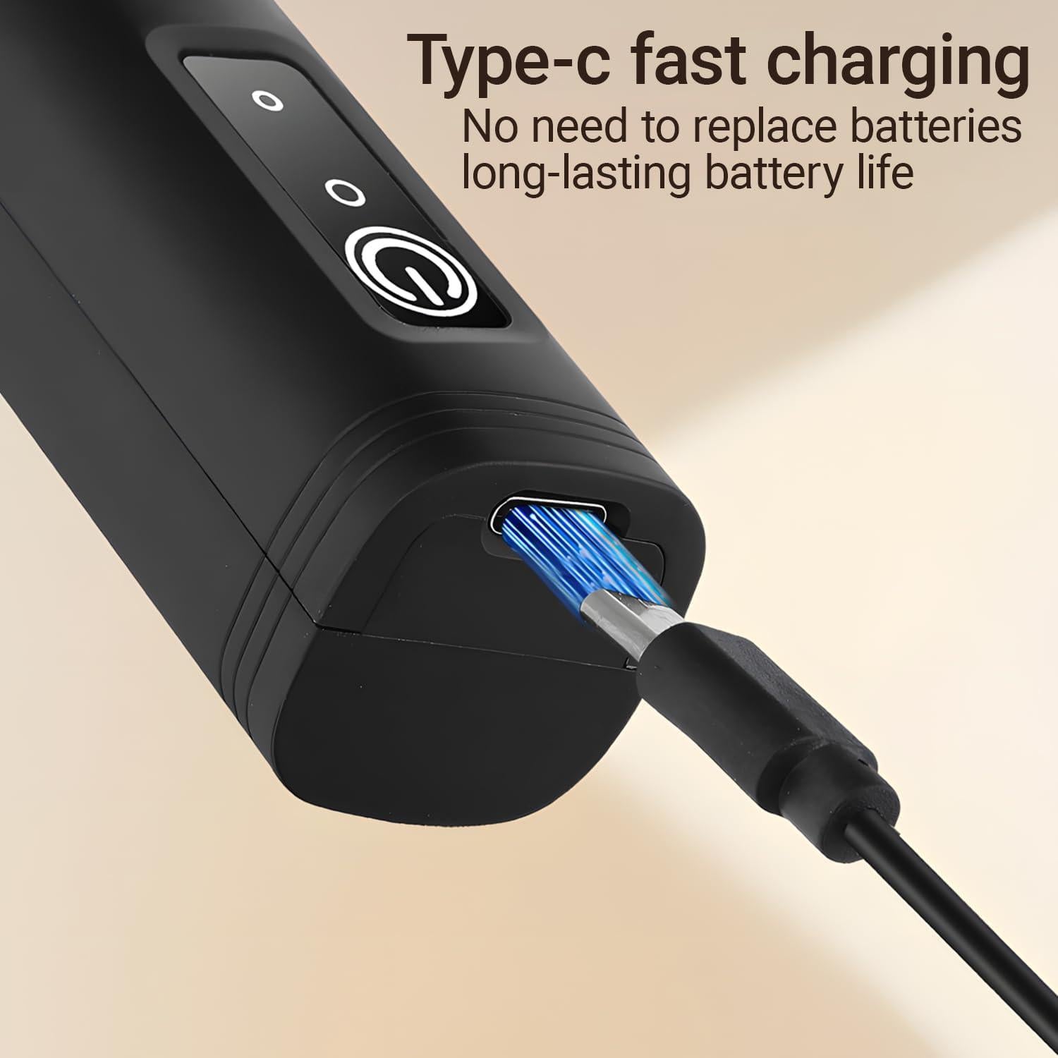 Mini Batidor de Leche YuxLnJxem D01, Acero Inoxidable, USB