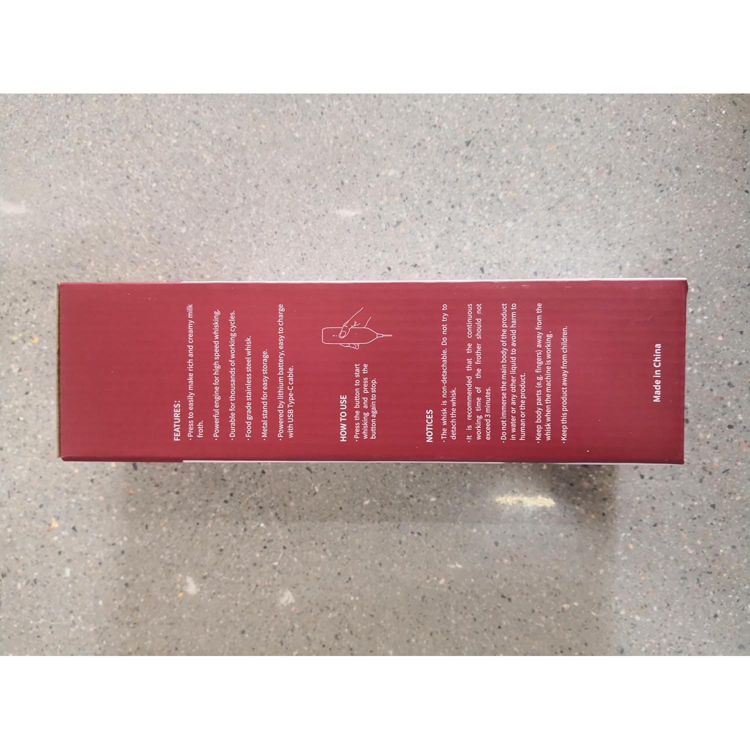 Espumador de Leche Eléctrico CIRCLE JOY con Soporte Negro