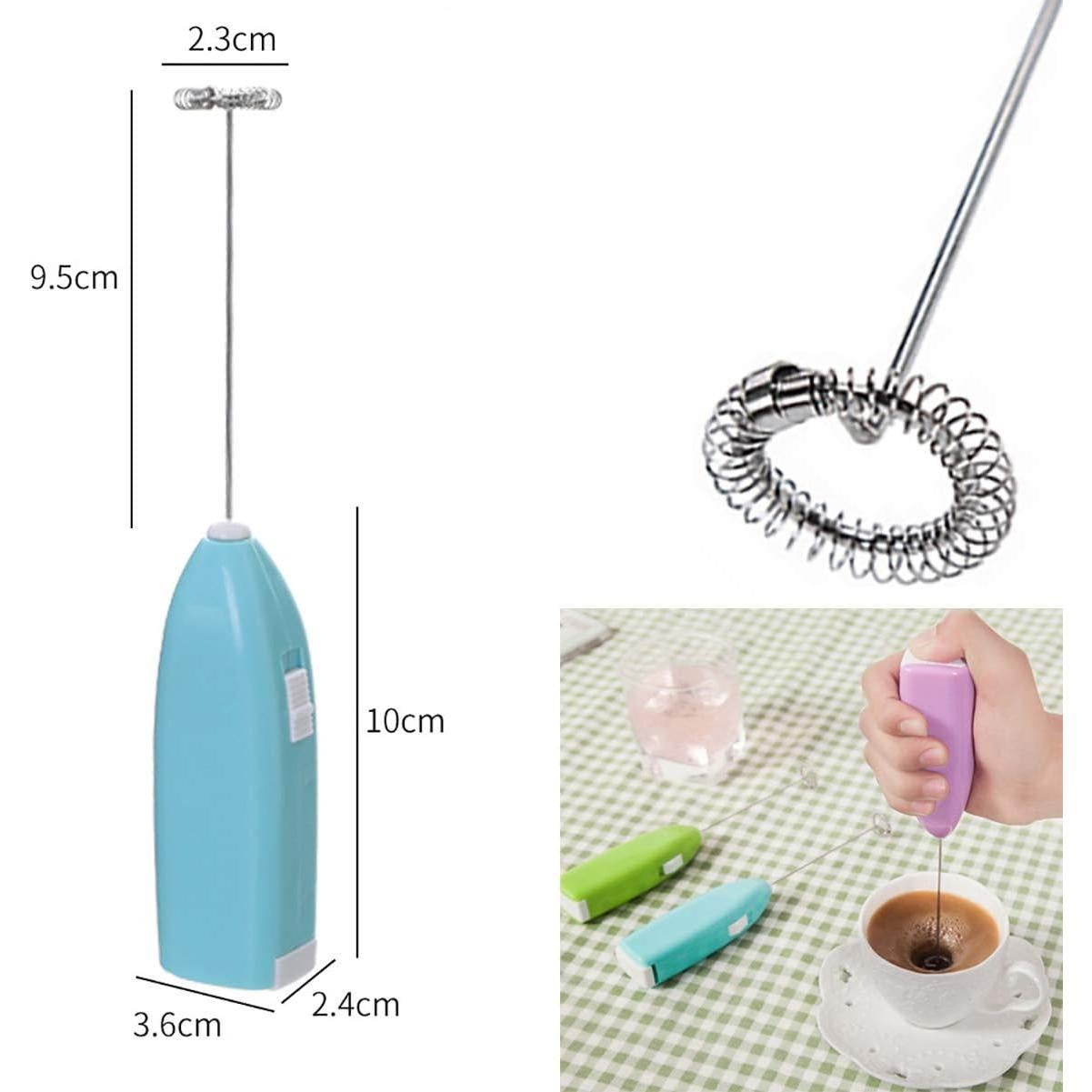 Espumador de Leche Eléctrico UpTuoLi Mini 19.5cm Blanco