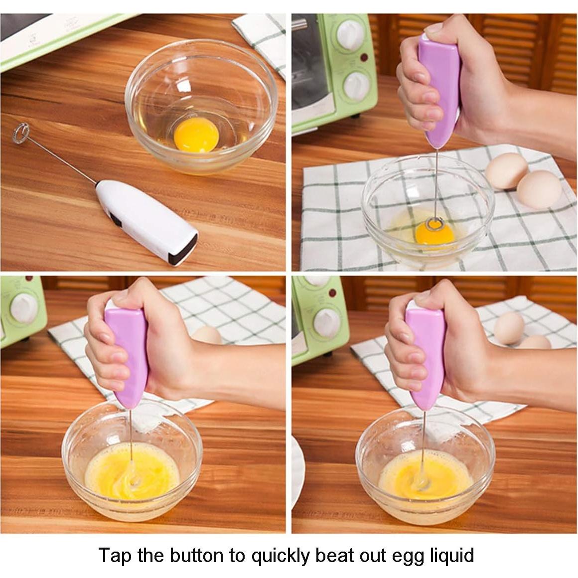 Espumador de Leche Eléctrico UpTuoLi Mini 19.5cm Blanco