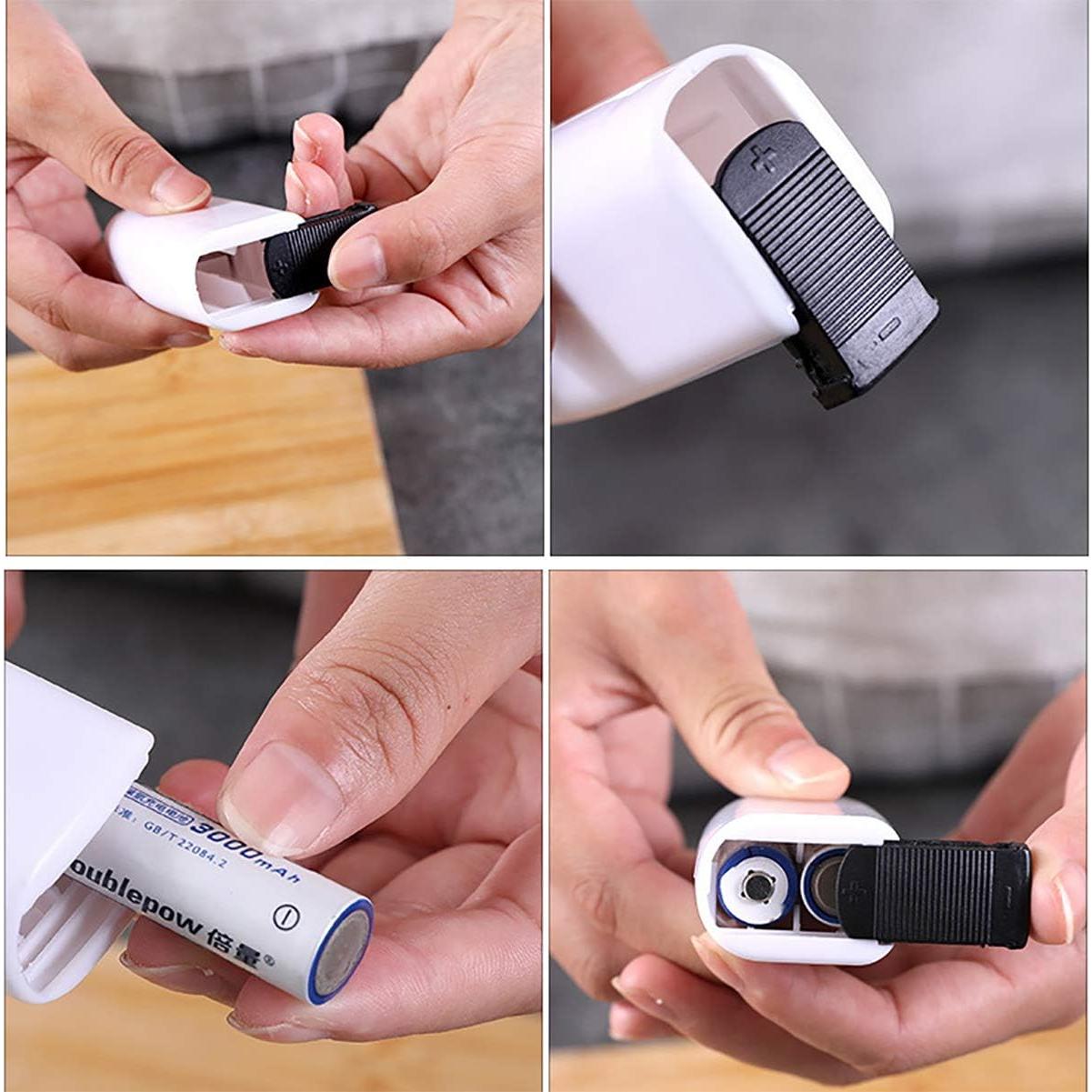 Espumador de Leche Eléctrico UpTuoLi Mini 19.5cm Blanco