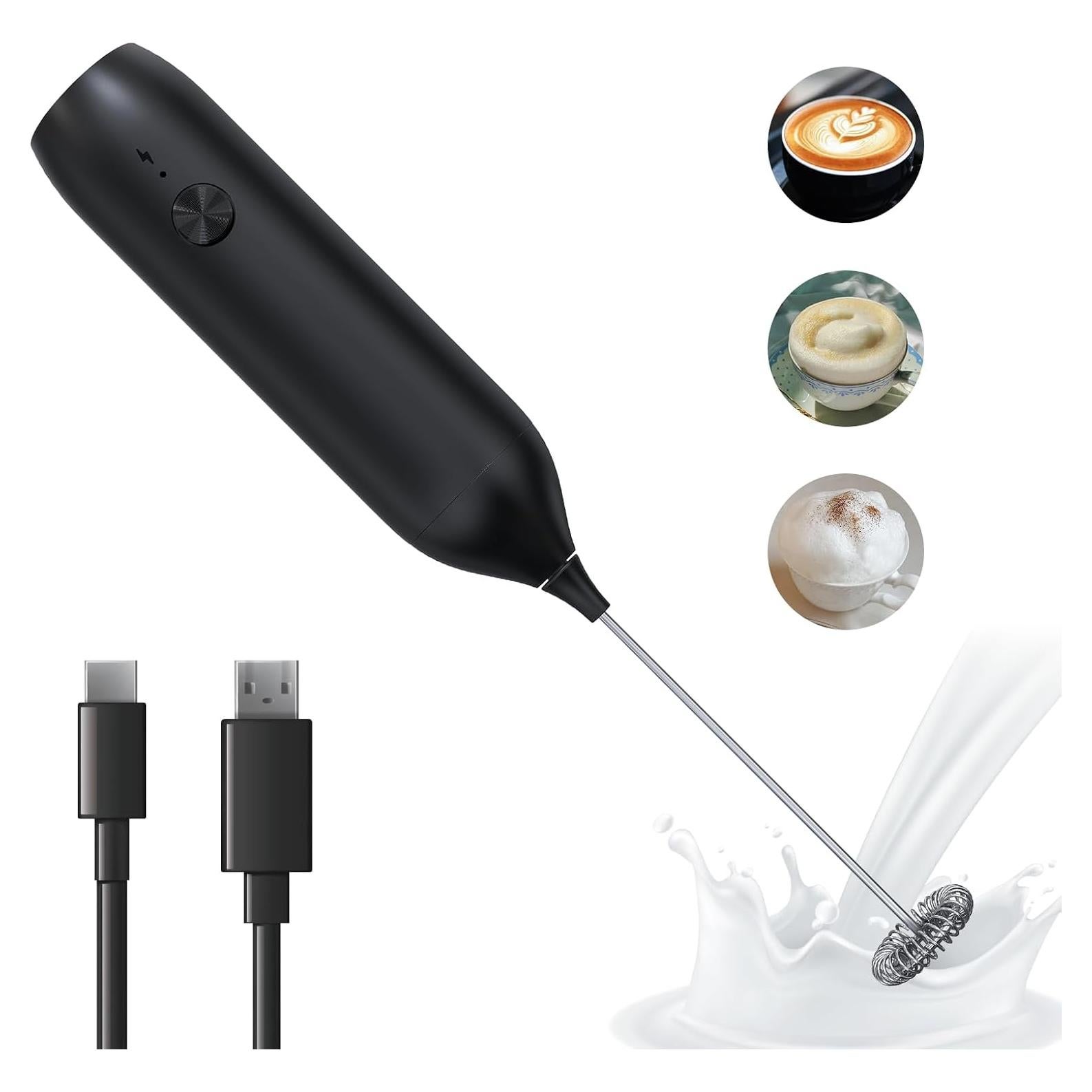 Espumador de Leche Eléctrico NAIXI NX004-B Recargable 500mAh