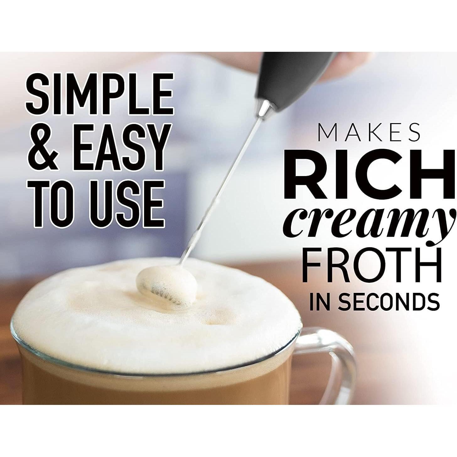 Batidor de Leche Portátil Nikah's Housepie Acero Inoxidable