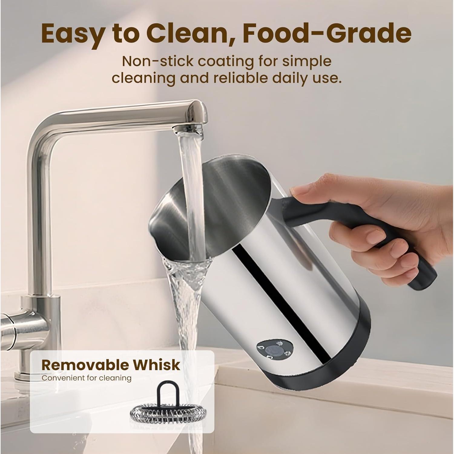 Espumador de Leche Eléctrico Casimhu SHMF003 300ml 4 en 1