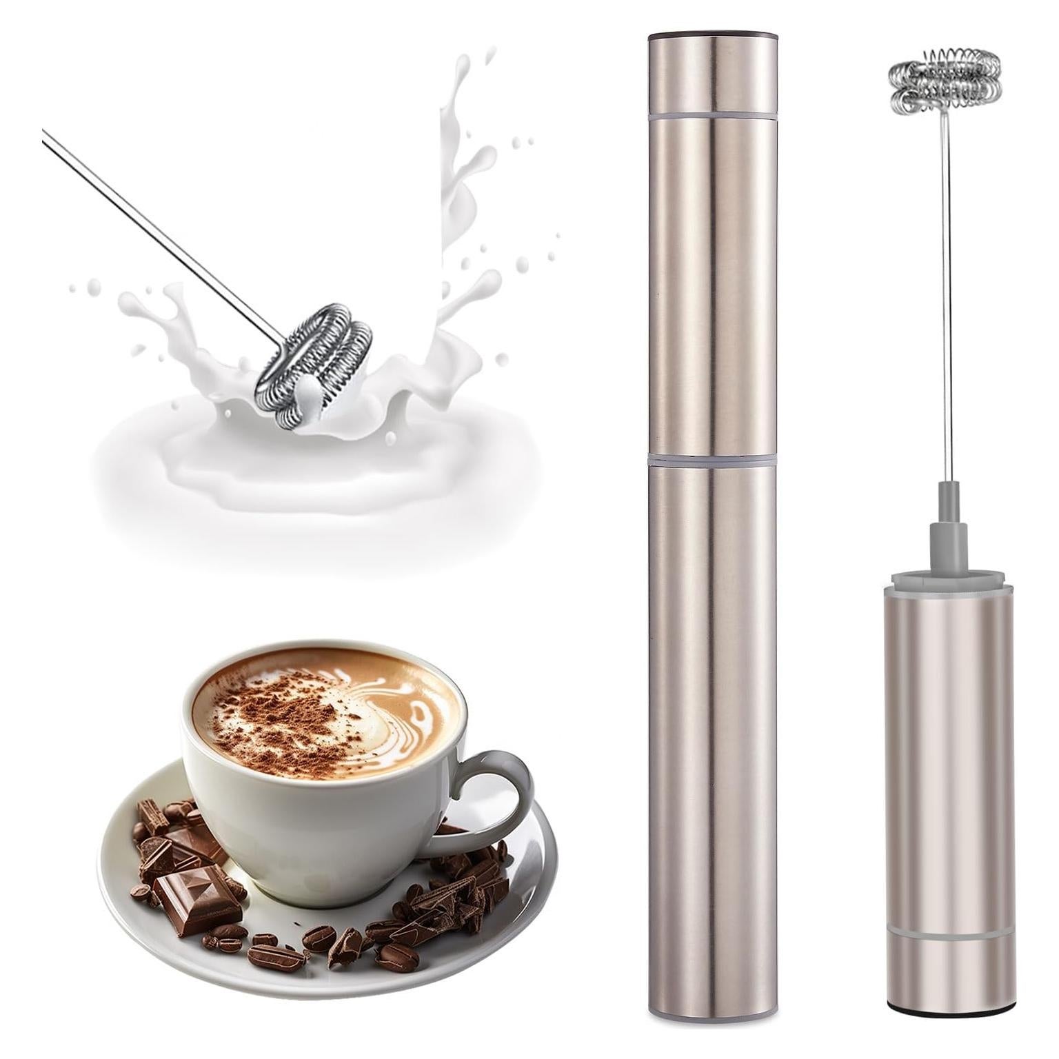 Espumador de Leche Eléctrico YANDEA NPJ-2 Acero Inoxidable