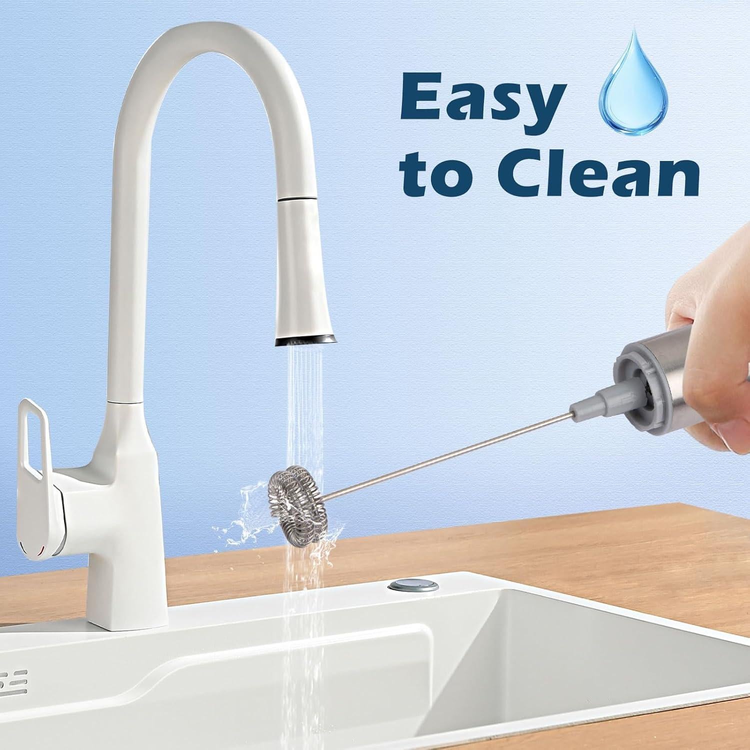 Espumador de Leche Eléctrico YANDEA NPJ-2 Acero Inoxidable