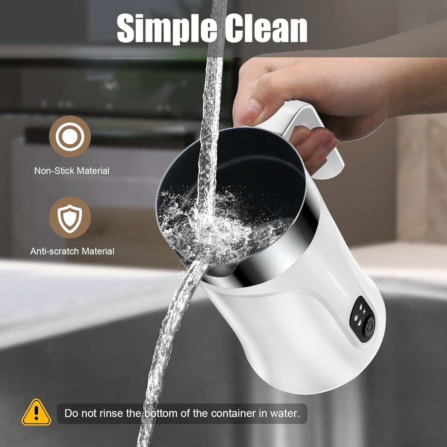 Espumador de Leche Ovetedot 300ml 4-en-1 Automático Blanco