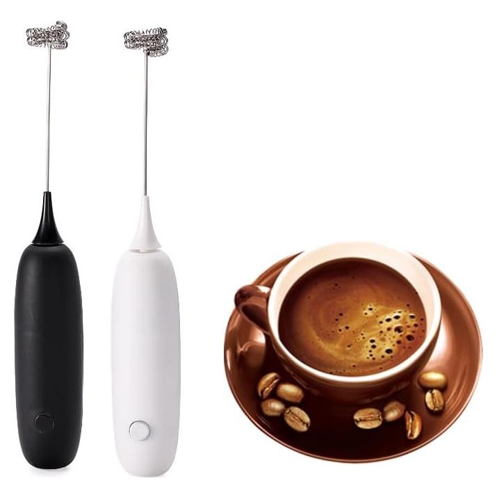 Espumador de Leche Joeyuu de Mano Acero Inoxidable - Juego de 2