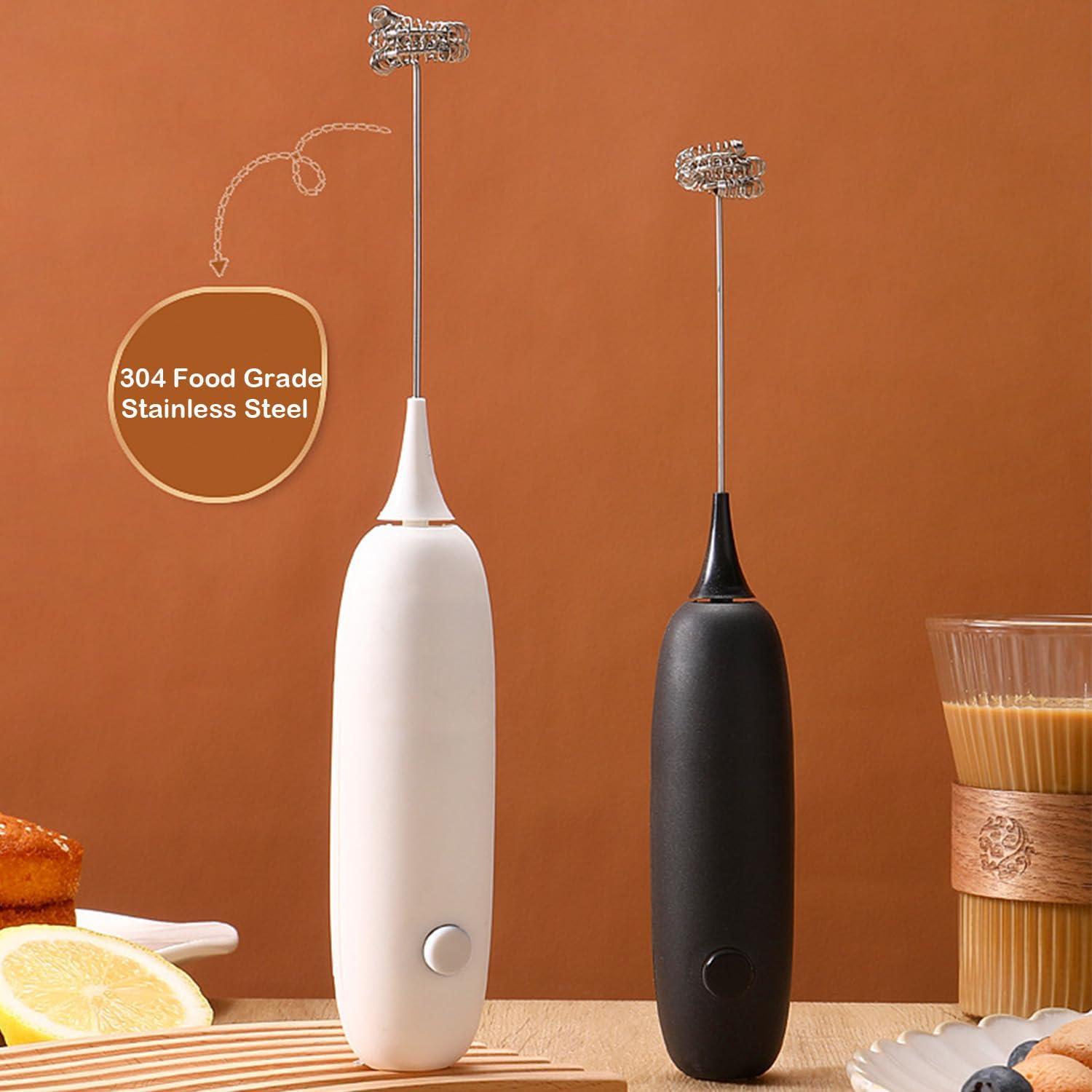 Espumador de Leche Joeyuu de Mano Acero Inoxidable - Juego de 2