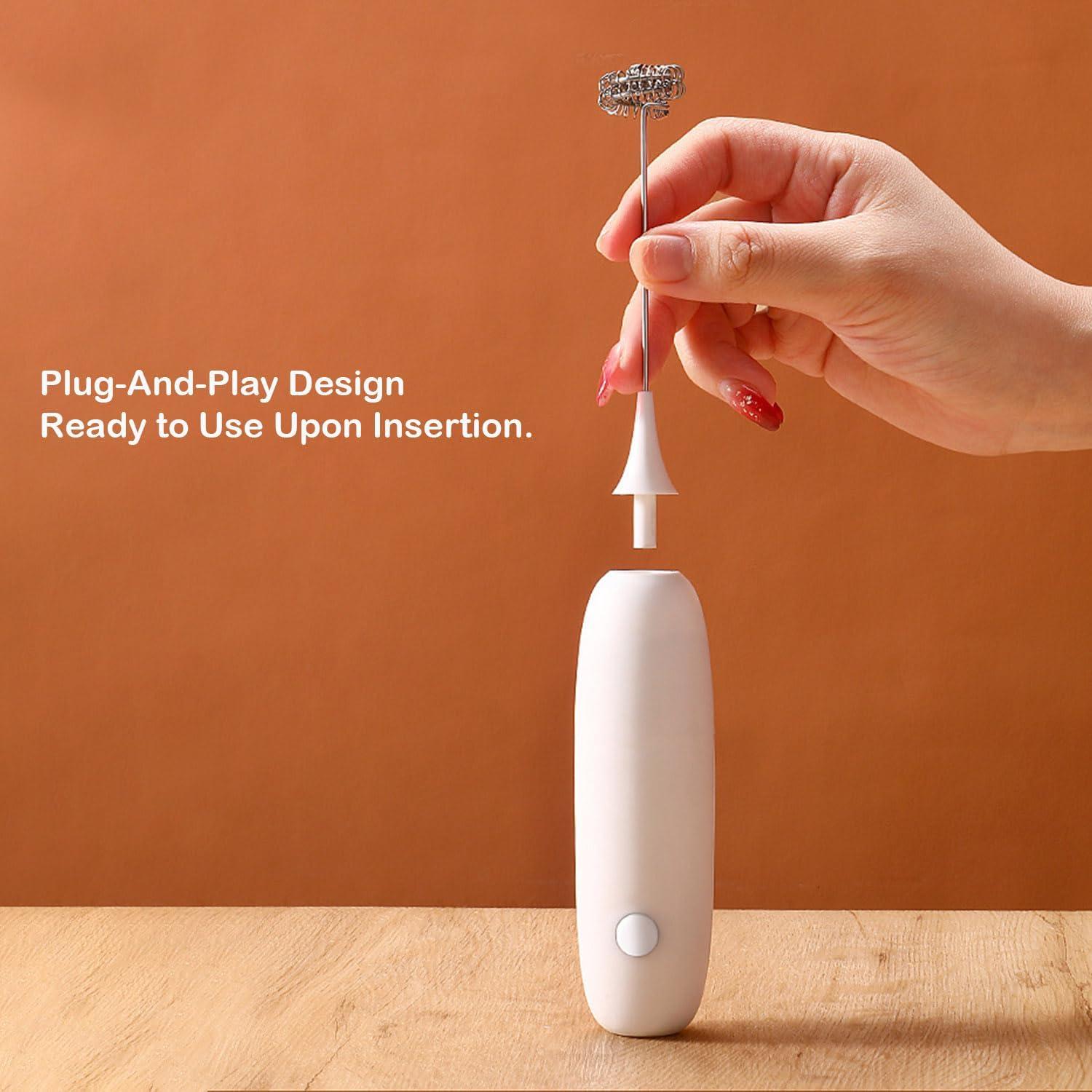 Espumador de Leche Joeyuu de Mano Acero Inoxidable - Juego de 2