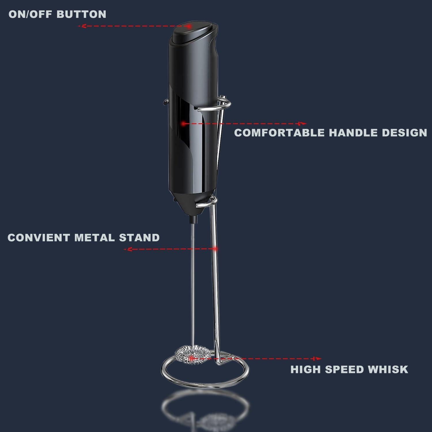 Espumador de Leche Portátil Find-In-Find HG001 - Acero Inoxidable