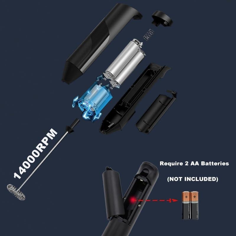 Espumador de Leche Portátil Find-In-Find HG001 - Acero Inoxidable