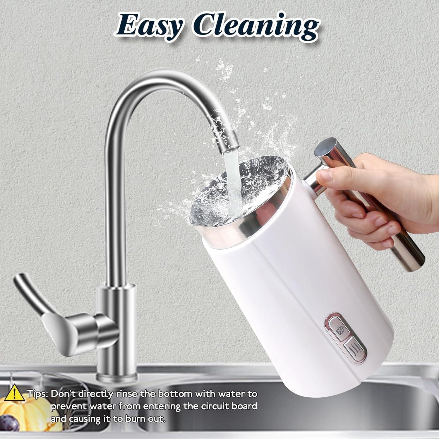 Espumador y Vaporizador de Leche Seydere 300ml 3 en 1 Blanco