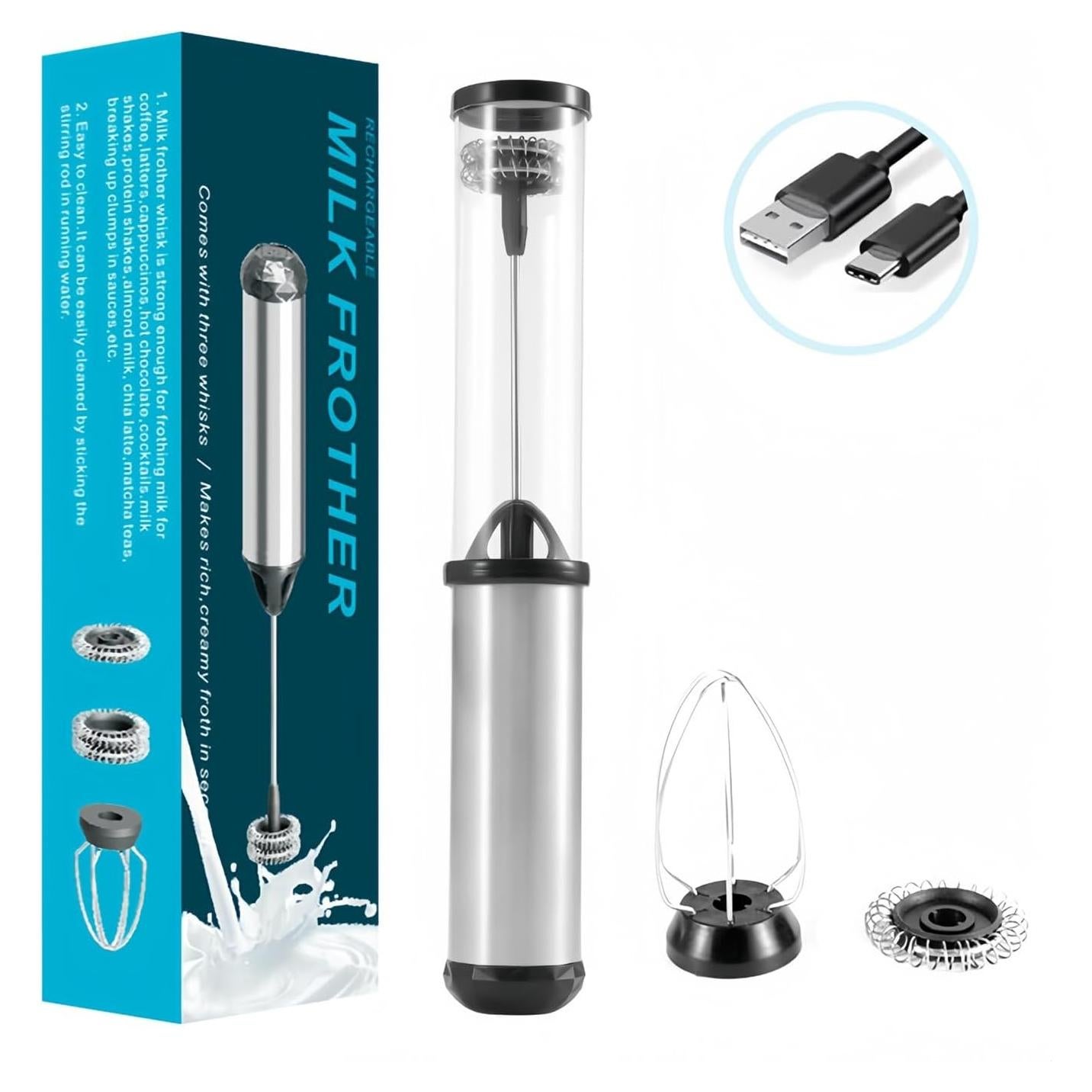 Espumador de Leche Eléctrico TURIMON BSR051 Recargable 198g