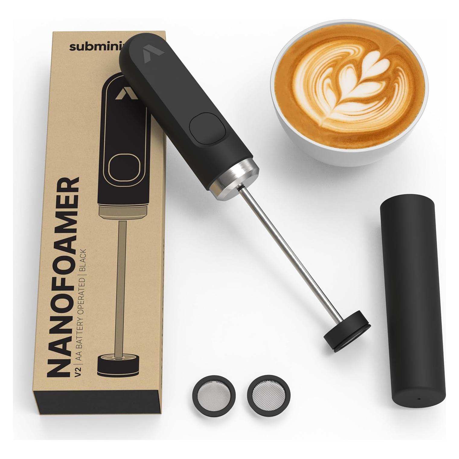Espumador de Leche Subminimal NanoFoamer V2 Acero Inoxidable
