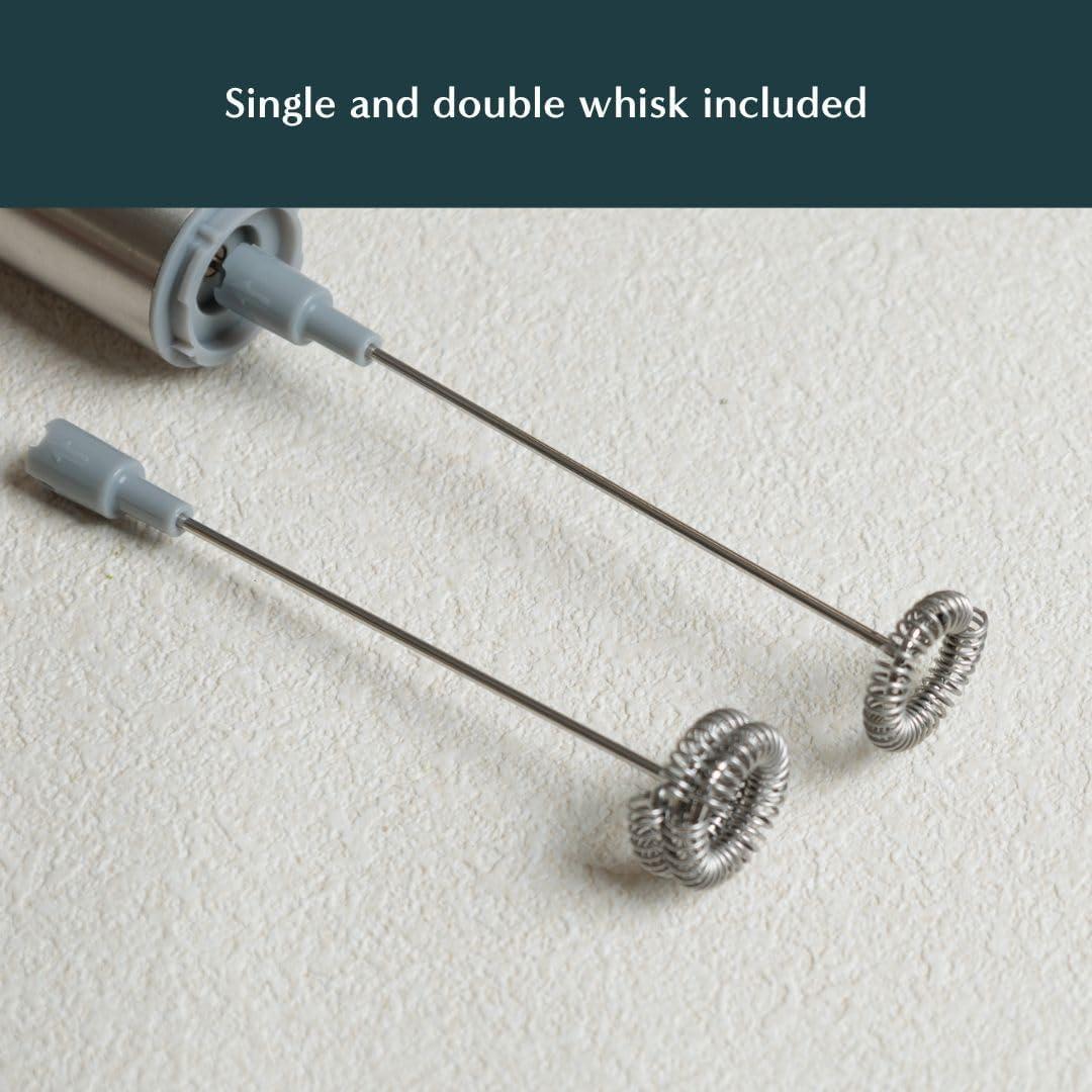 Batidor Eléctrico de Matcha Naoki - Espumador de Leche con 2 Cabezal