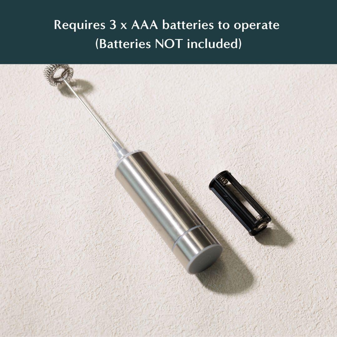 Batidor Eléctrico de Matcha Naoki - Espumador de Leche con 2 Cabezal