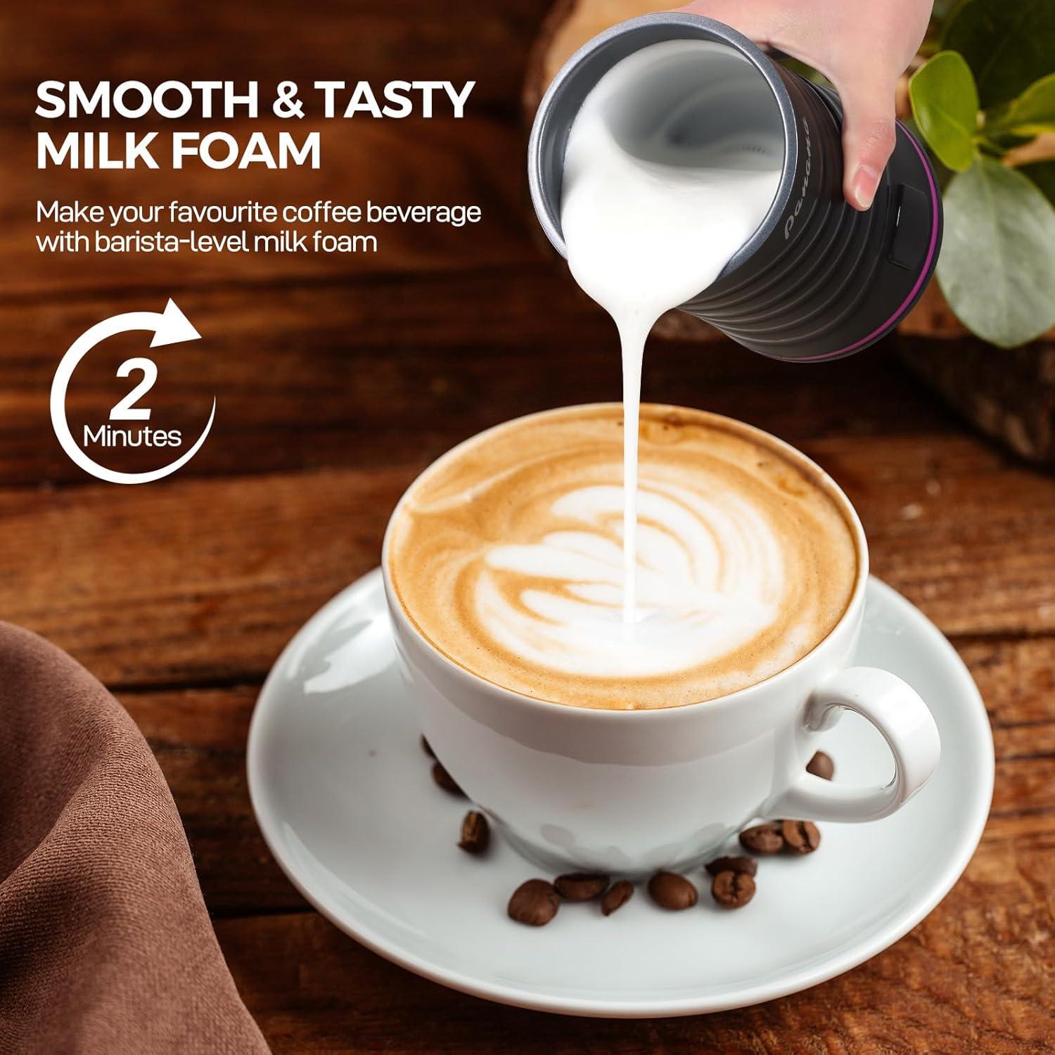 Espumador de Leche Eléctrico Panana 430ml 4-en-1 Automático