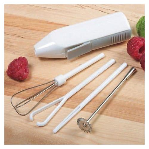 Mezclador Mini Sin Cable Norpro para Bebidas - 4 Accesorios