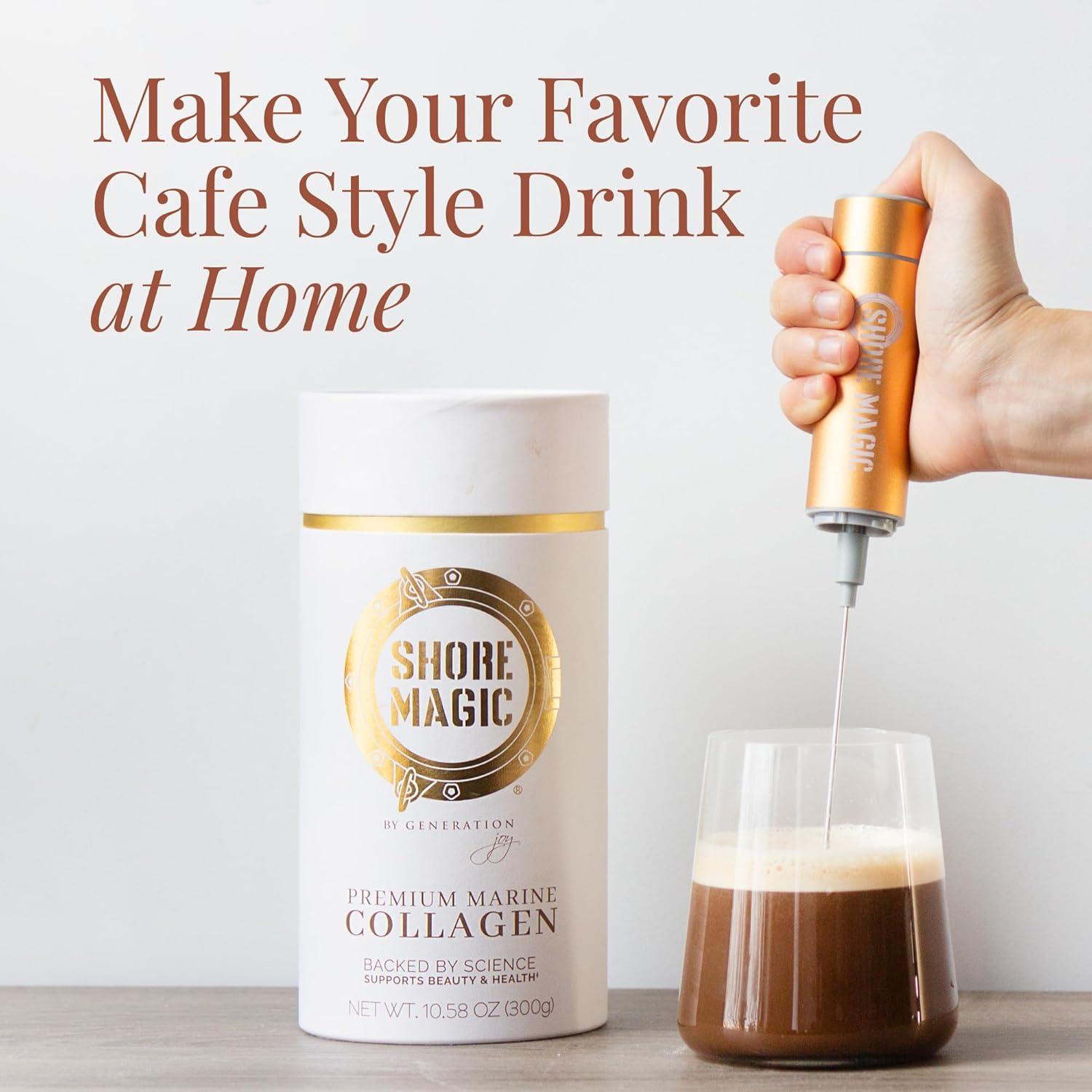 Espumador de Mano Shore Magic de Acero Inoxidable 119g