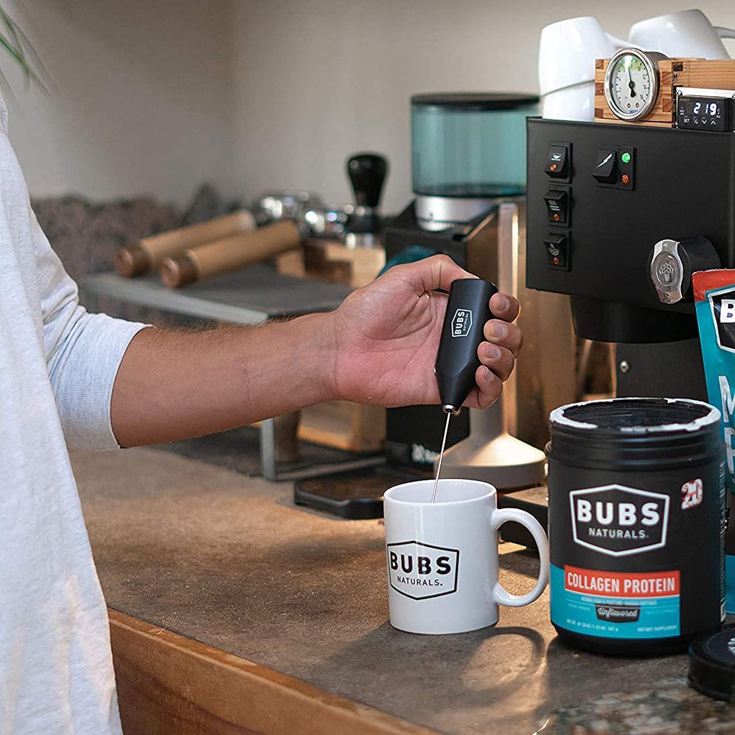 Espumador de Leche BUBS Naturals - Mezclador de Varita Eléctrico