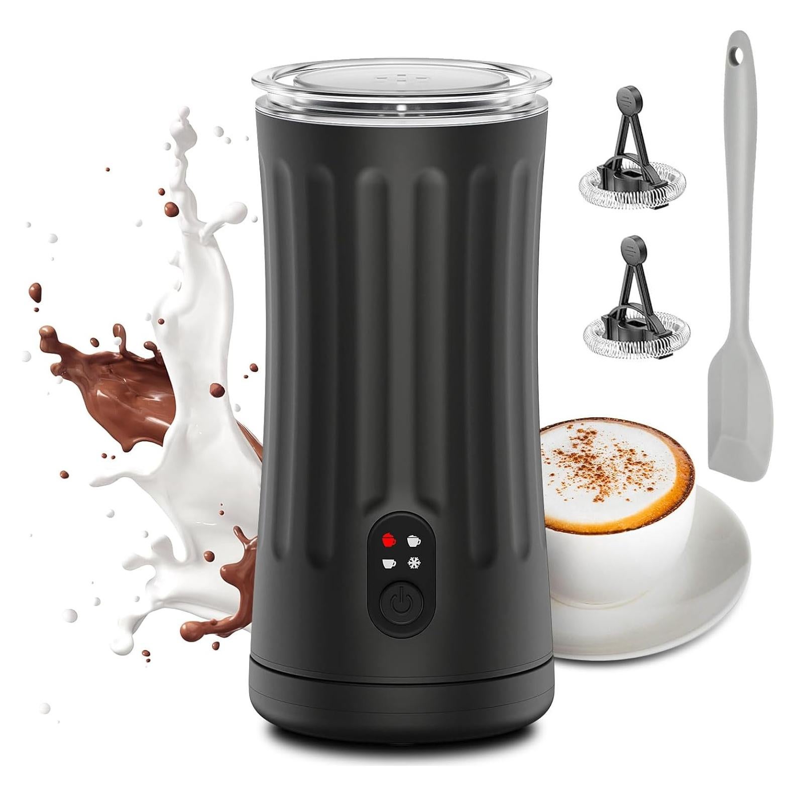 Espumador de Leche Ovetedot SS-001 240ml Negro 4-en-1