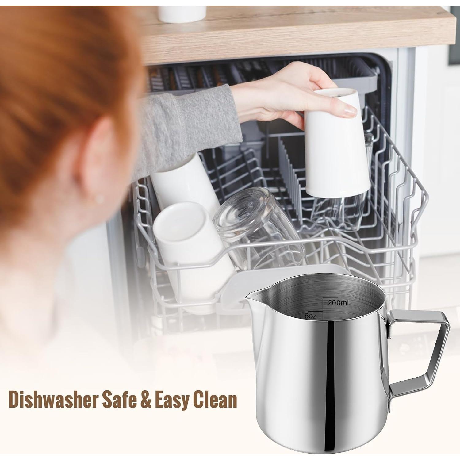 Jarra Espumadora de Leche HULISEN 200ml Acero Inoxidable