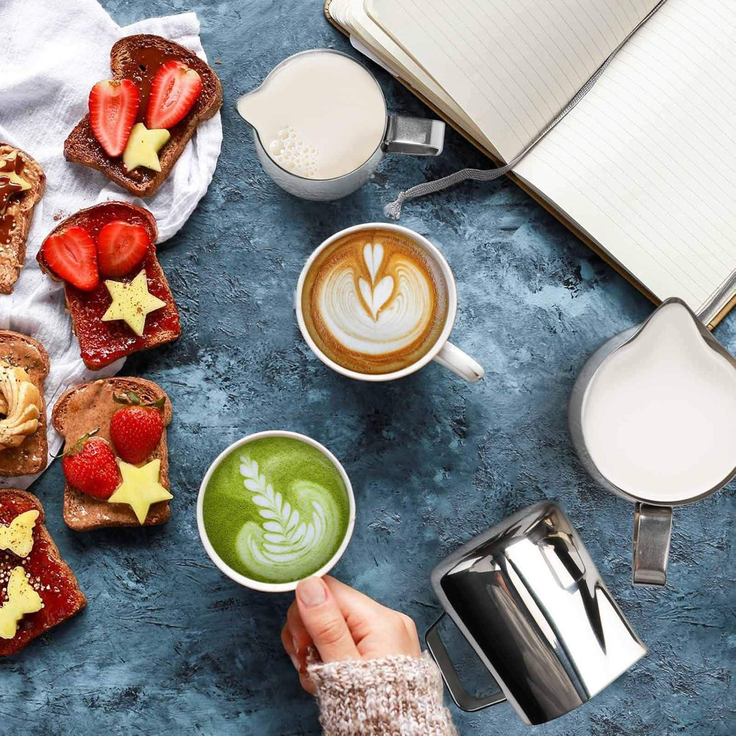 Jarra Espumadora de Leche HULISEN 200ml Acero Inoxidable