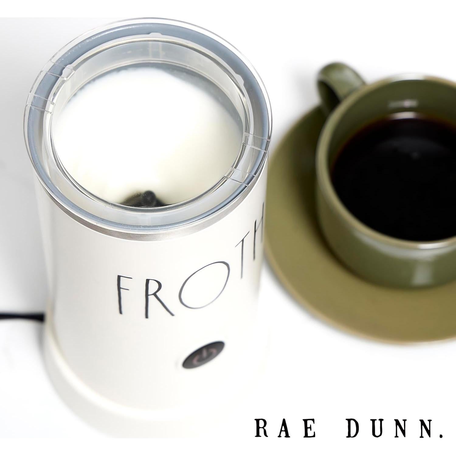 Espumador de Leche Eléctrico Rae Dunn 550W Crema 360ml