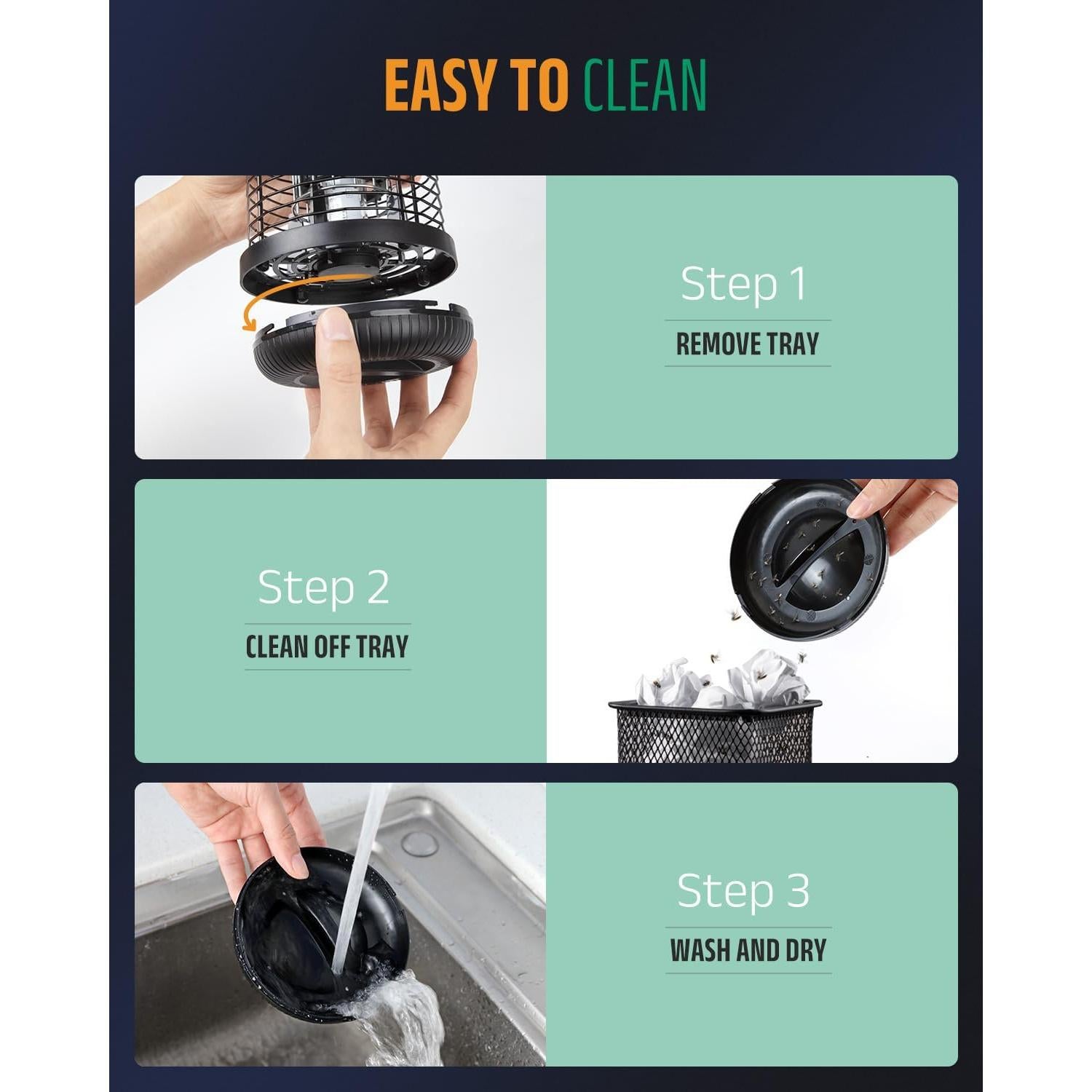 Zapper de Insectos Buzbug MO-008C LED UV, 0.83 kg, IPX4