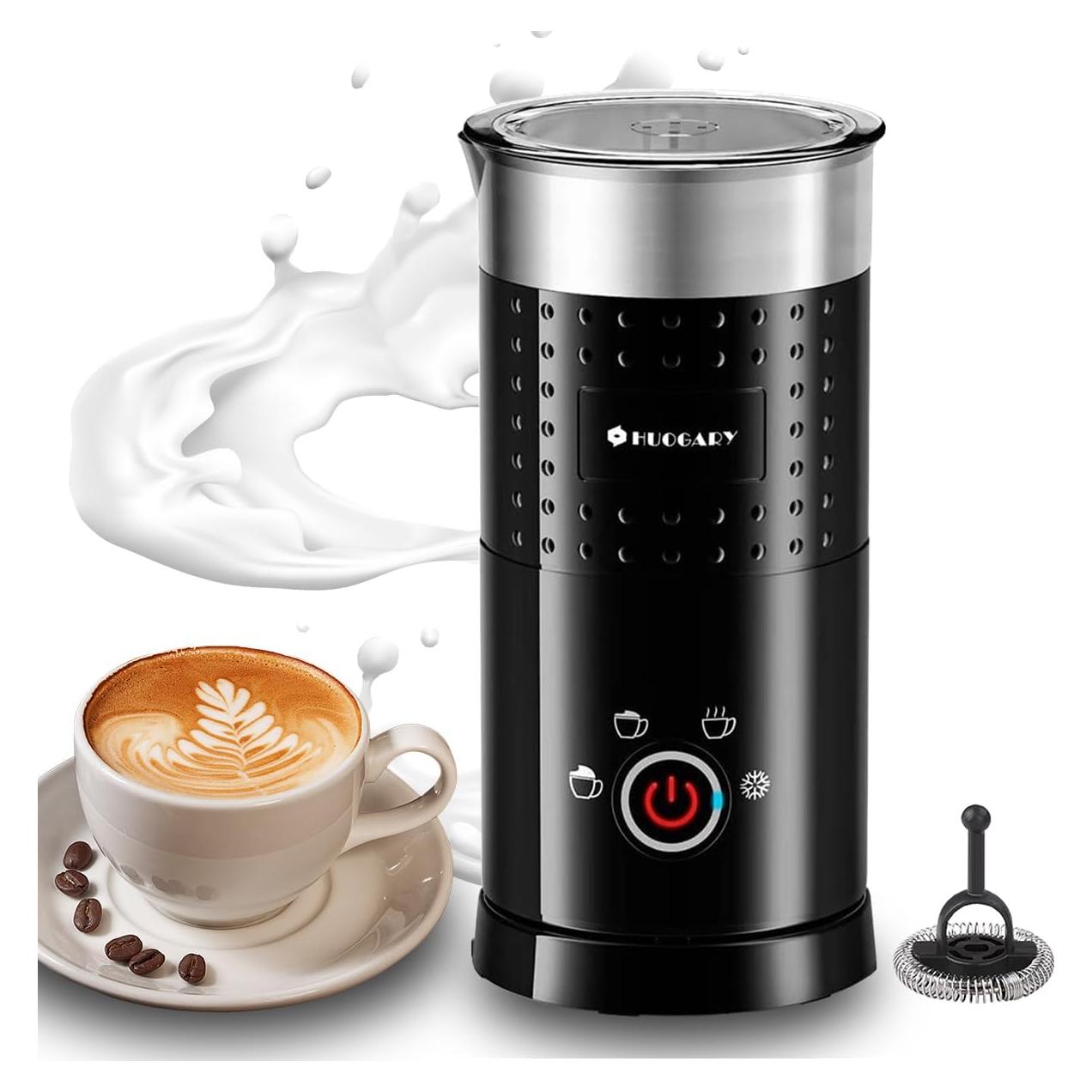 Espumador y Vaporizador de Leche Eléctrico Huogary N21-B 300ml