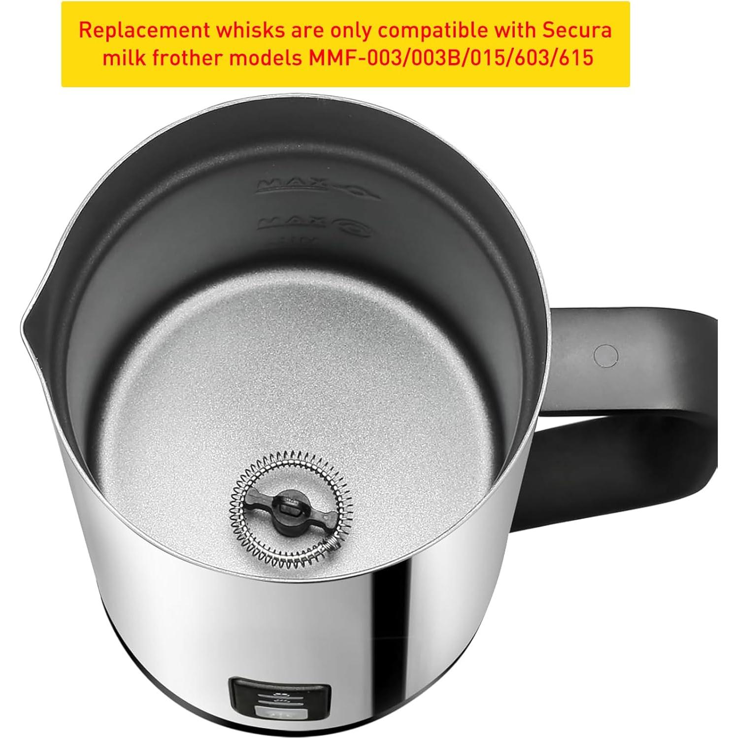 Juego de varillas de repuesto Secura para espumador de leche