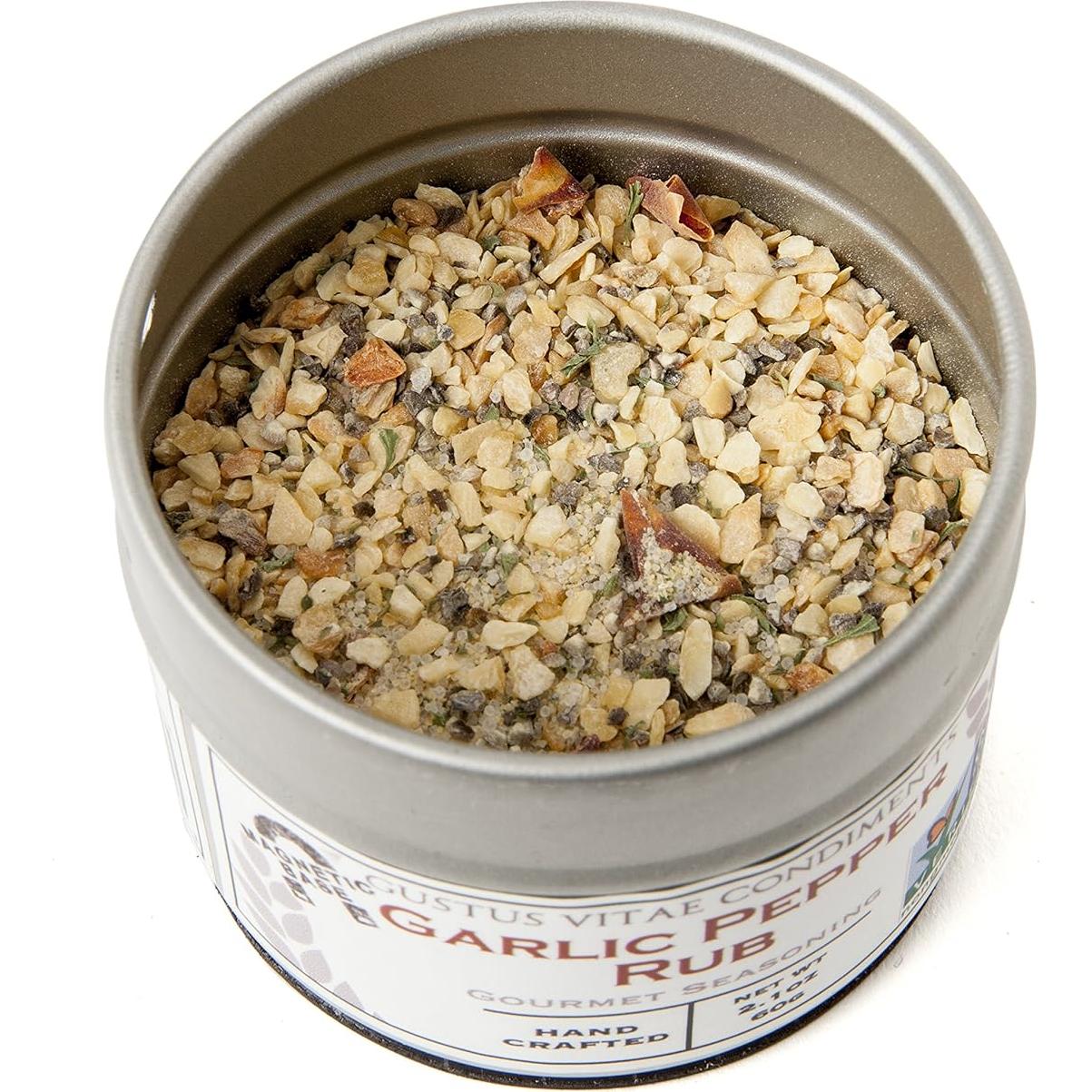 Colección Gourmet de Especias de Ajo Gustus Vitae - 3 Latas Magnéticas