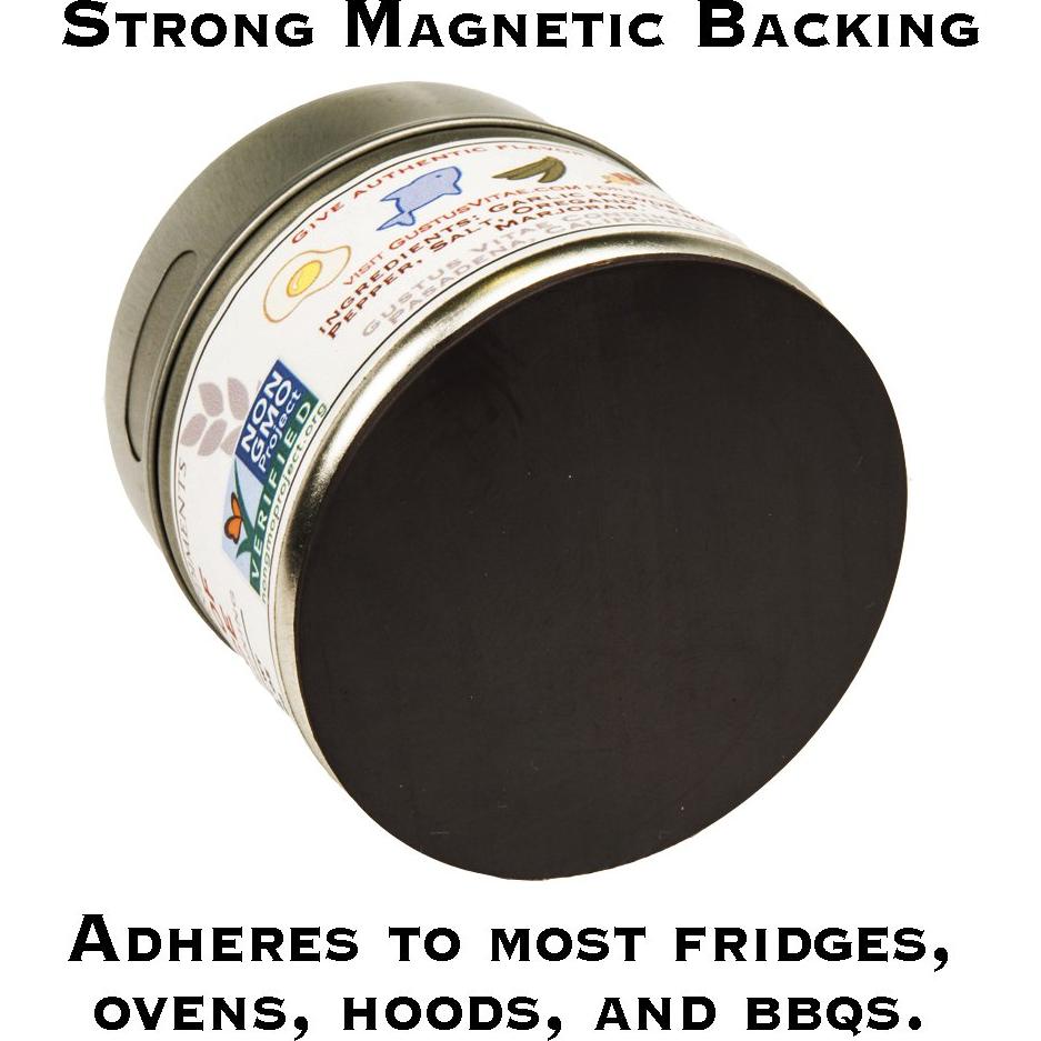 Colección Gourmet de Especias de Ajo Gustus Vitae - 3 Latas Magnéticas