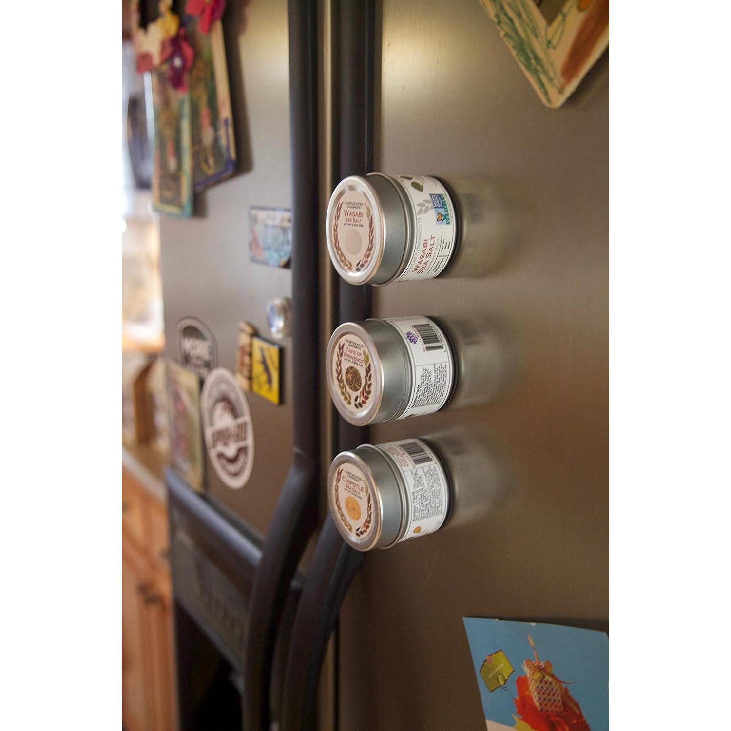 Colección Gourmet de Especias de Ajo Gustus Vitae - 3 Latas Magnéticas