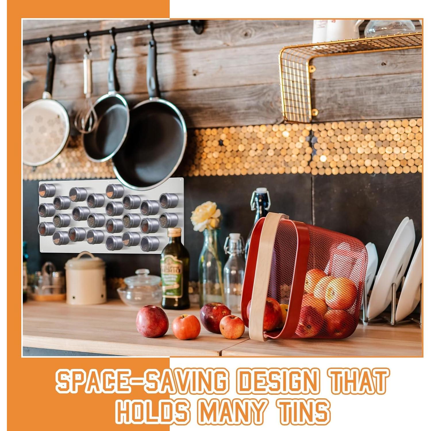 Estante Magnético para Especias Otoolling 60x30 cm Acero Inoxidable