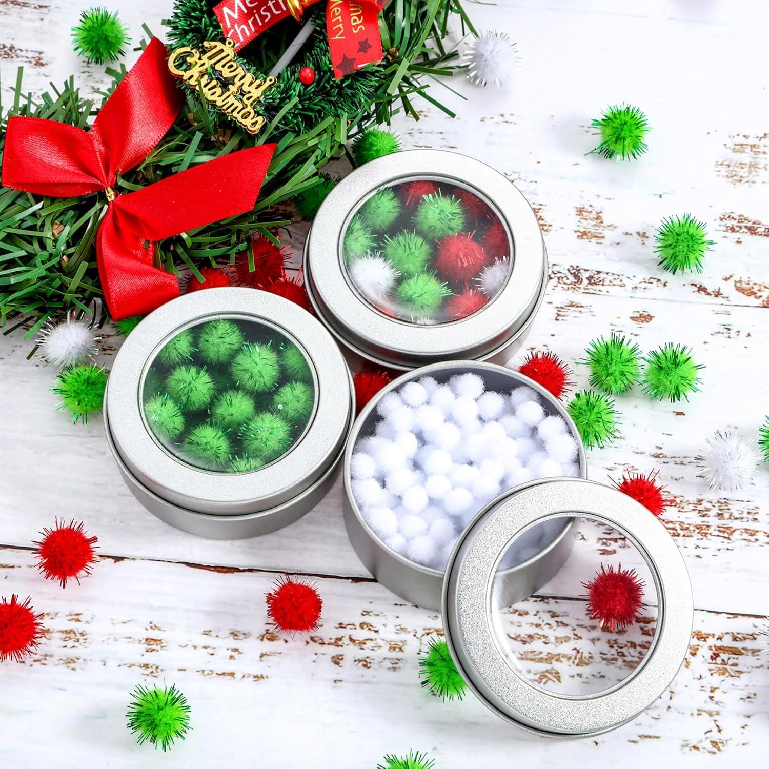 Paquete de 12 Latas Redondas TecUnite 60 ml con Tapa Transparente