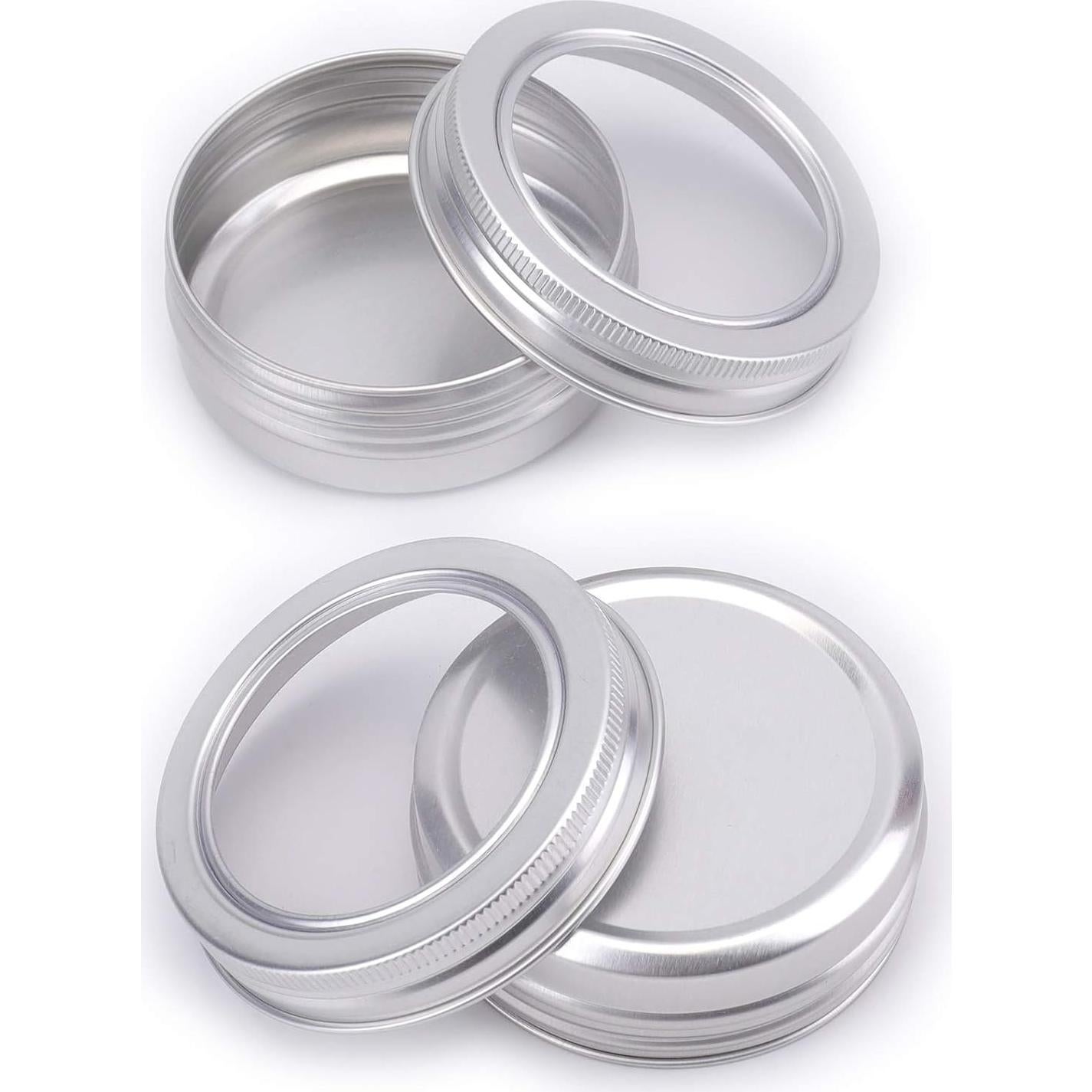 Foraineam 30 Latas Redondas 120ml con Tapa de Tornillo Clara