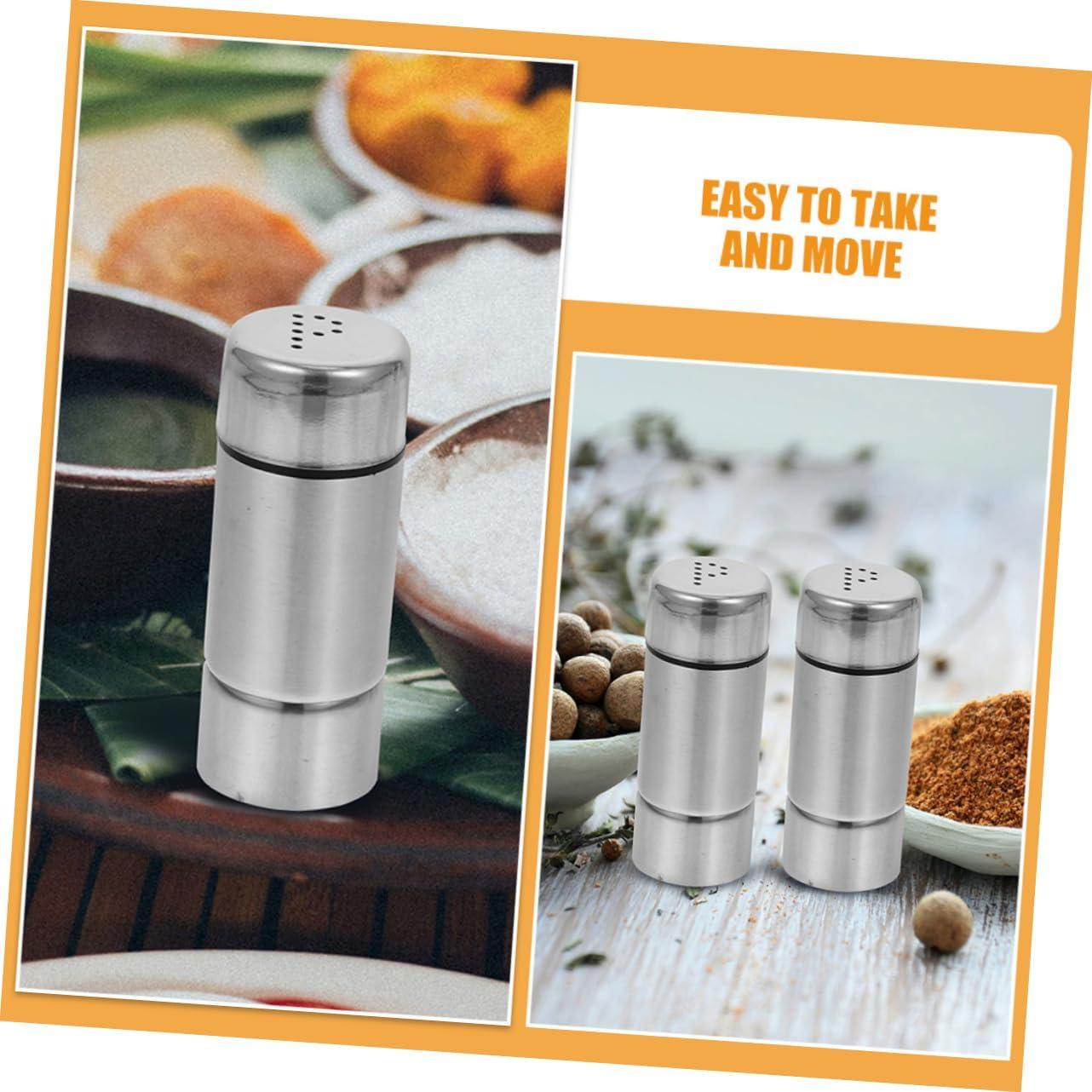 3 Tarros de Especias FUNOMOCYA de Acero Inoxidable 145g