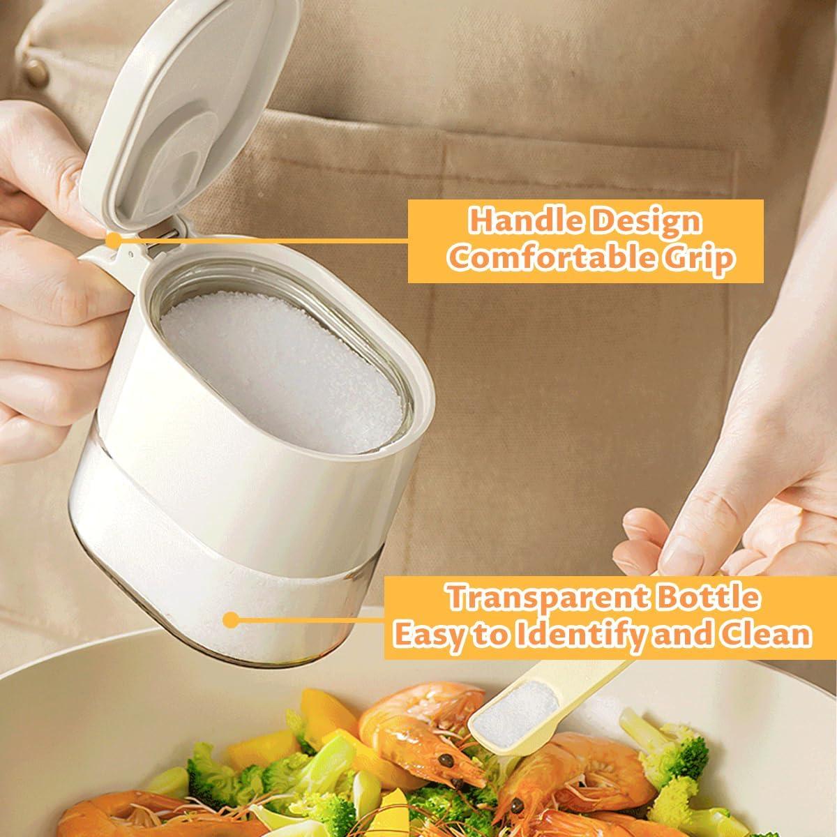 Juego de 4 frascos de vidrio SHAIDOJIO para condimentos 380ml