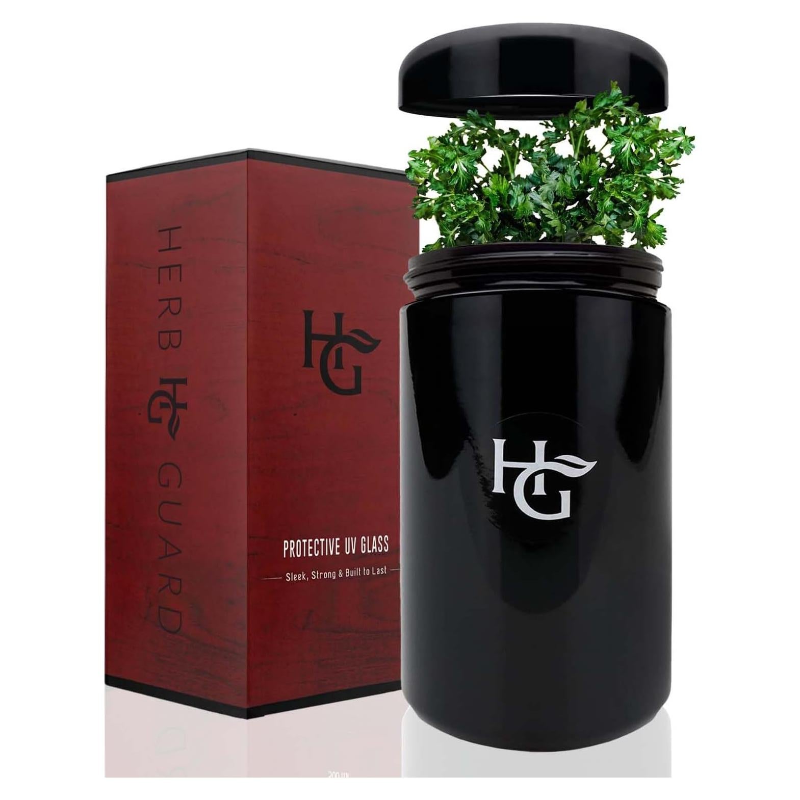 Tarro Hermético Ultravioleta Herb Guard 1 Litro - Frescura Prolongada